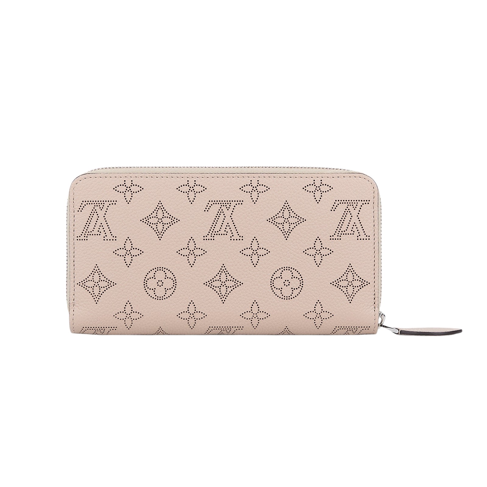 路易威登 LOUIS VUITTON 錢包 拉鍊 長夾 灰色 M69821 晶片款 Galet MAHINA拉鍊長夾 原廠盒子/防塵袋