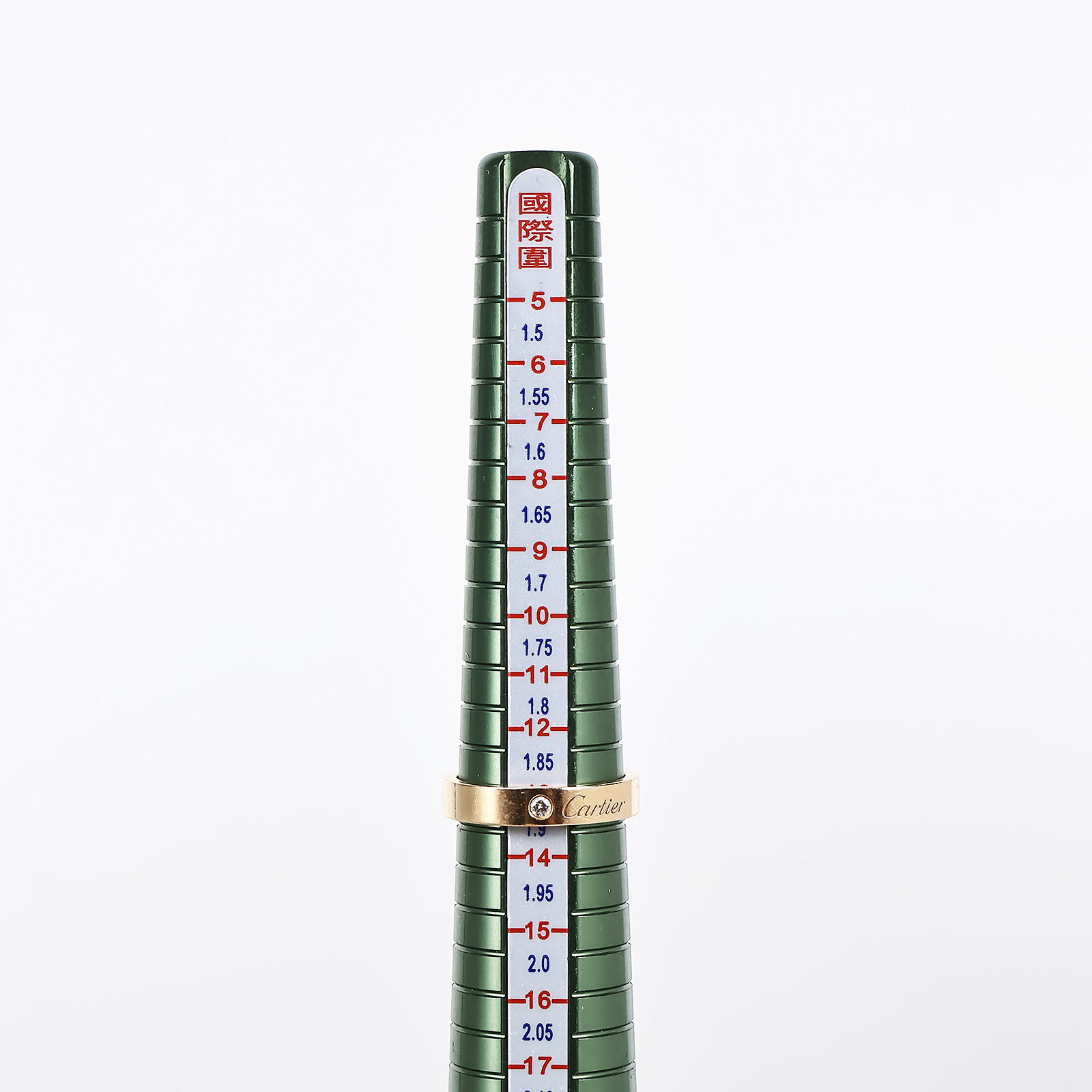 卡地亞 CARTIER C de 戒指 B4210755 RG 1P C DE CARTIER單鑽戒指#55 原廠盒子/保書