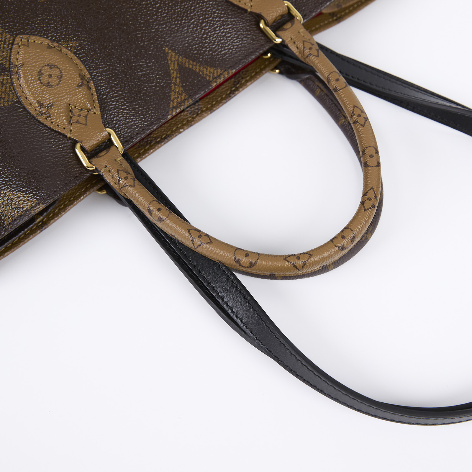 路易威登 LOUIS VUITTON OnTheGo MM 經典帆布 手提 肩背包 M45321 晶片款 棕原花Onthego MM 原廠盒子/防塵袋