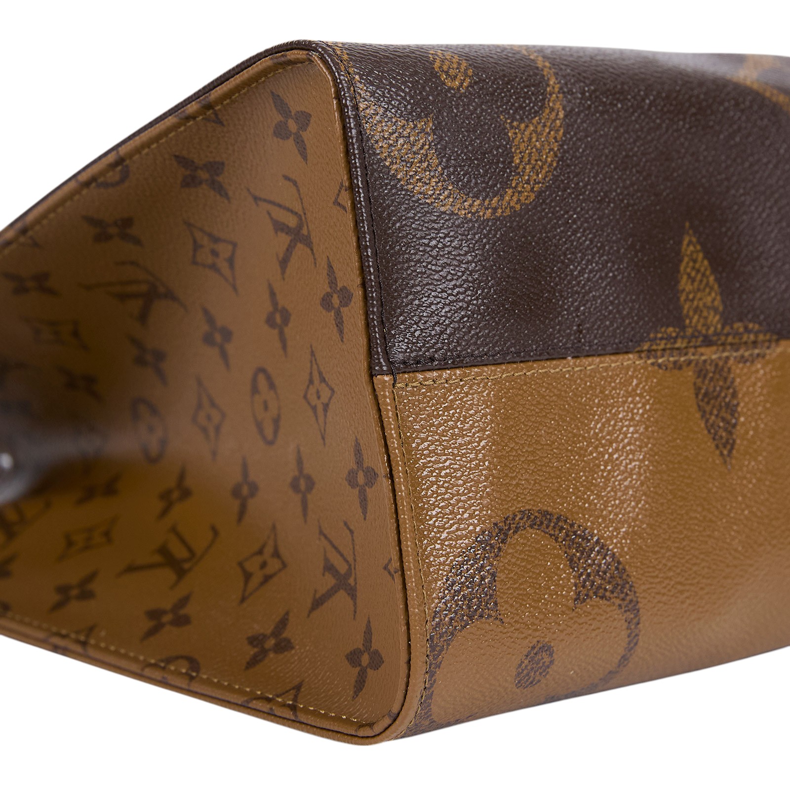 路易威登 LOUIS VUITTON OnTheGo MM 經典帆布 手提 肩背包 M45321 晶片款 棕原花Onthego MM 原廠盒子/防塵袋