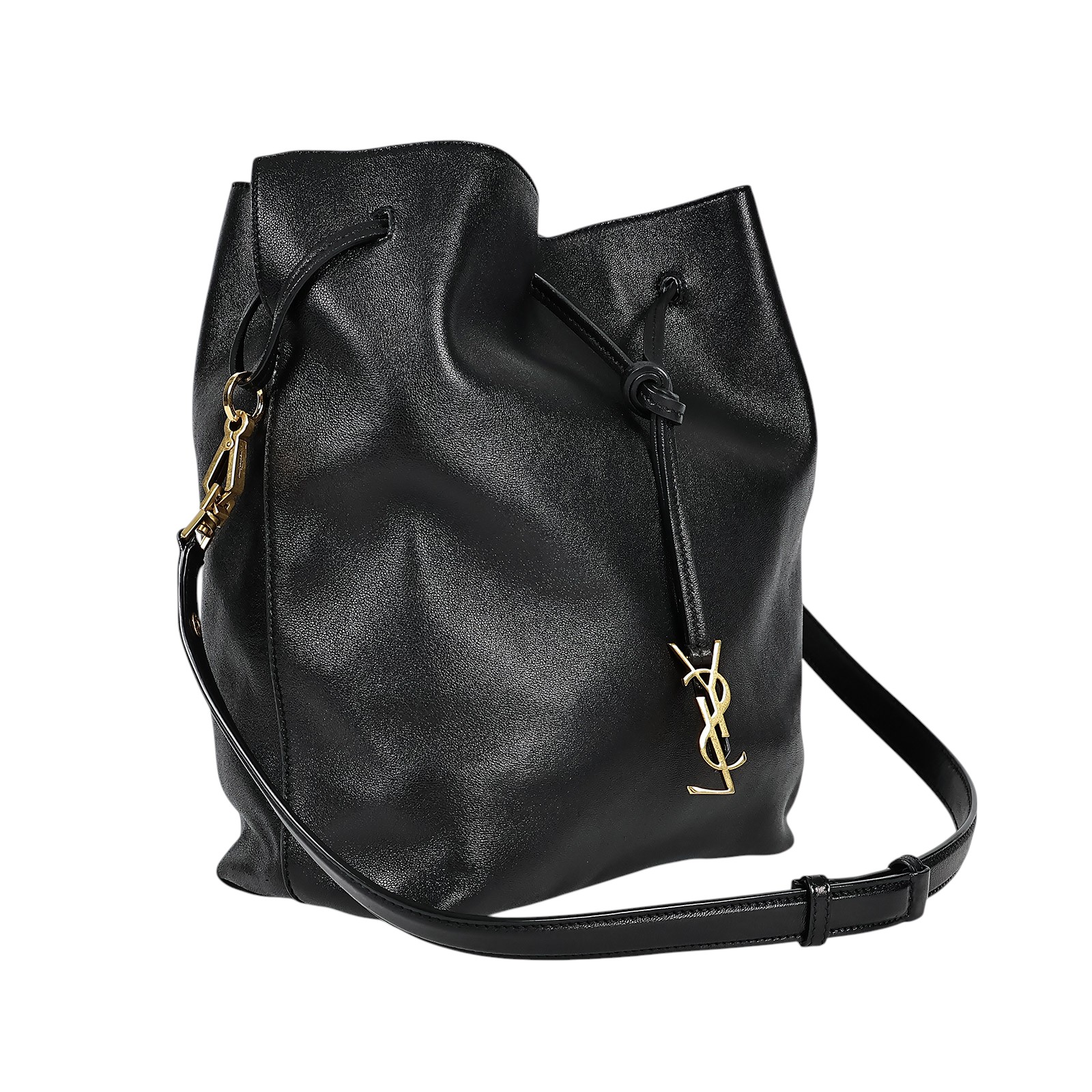 聖羅蘭 YSL SAINT LAURENT Paris vii Pochon手袋 8043021EL0W 黑paris vii pochon手袋 無附屬品