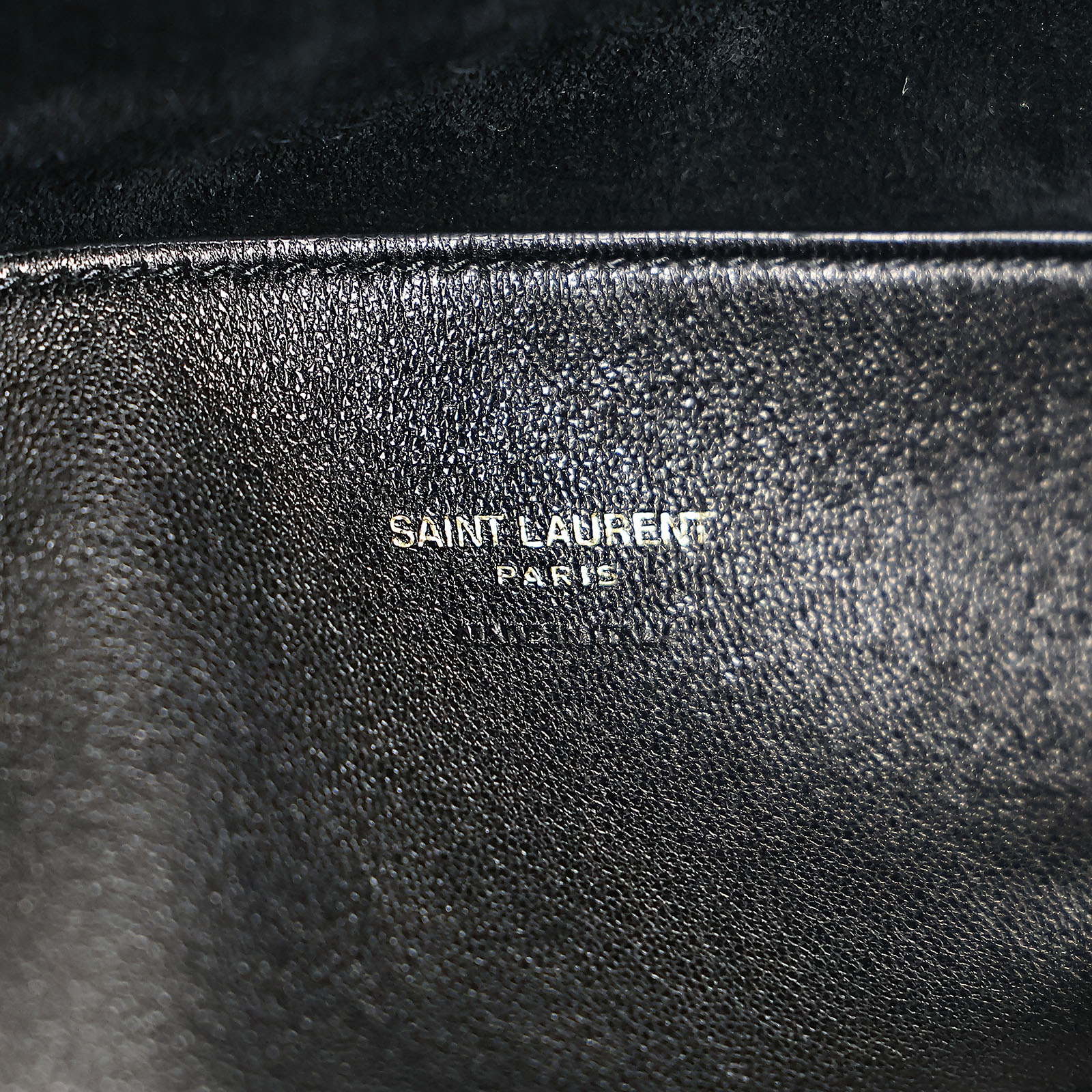聖羅蘭 YSL SAINT LAURENT Paris vii Pochon手袋 8043021EL0W 黑paris vii pochon手袋 無附屬品