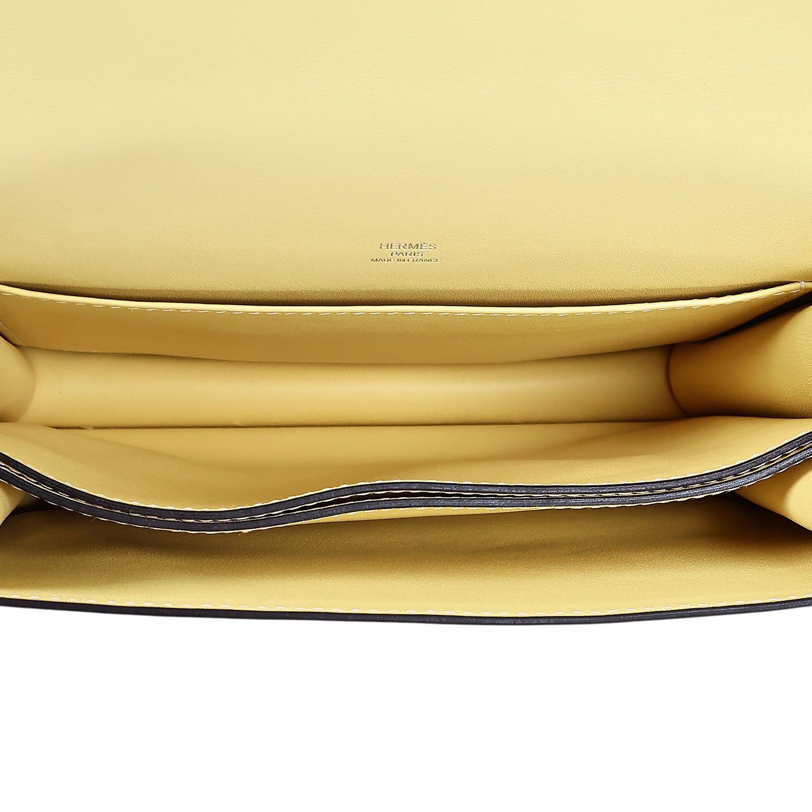 愛馬仕 Hermès Roulis 豬鼻子 斜背包 23 RO23 XST005PI X刻黃白拼帆布ROULIS 23 防塵袋