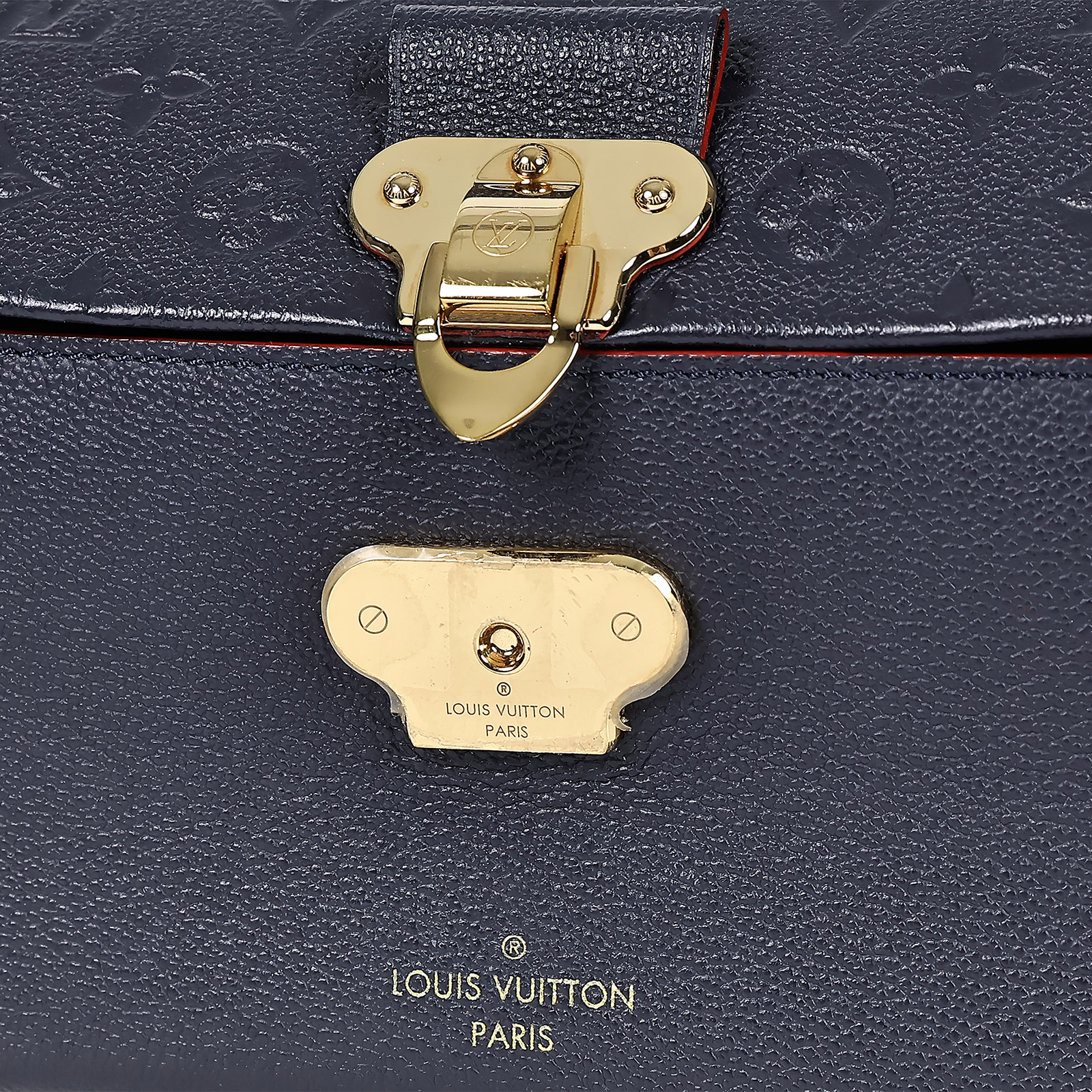 路易威登 LOUIS VUITTON Vavin 肩背包 小型  M52271 深藍原花Vavin PM 防塵袋/原廠盒子/購買證明