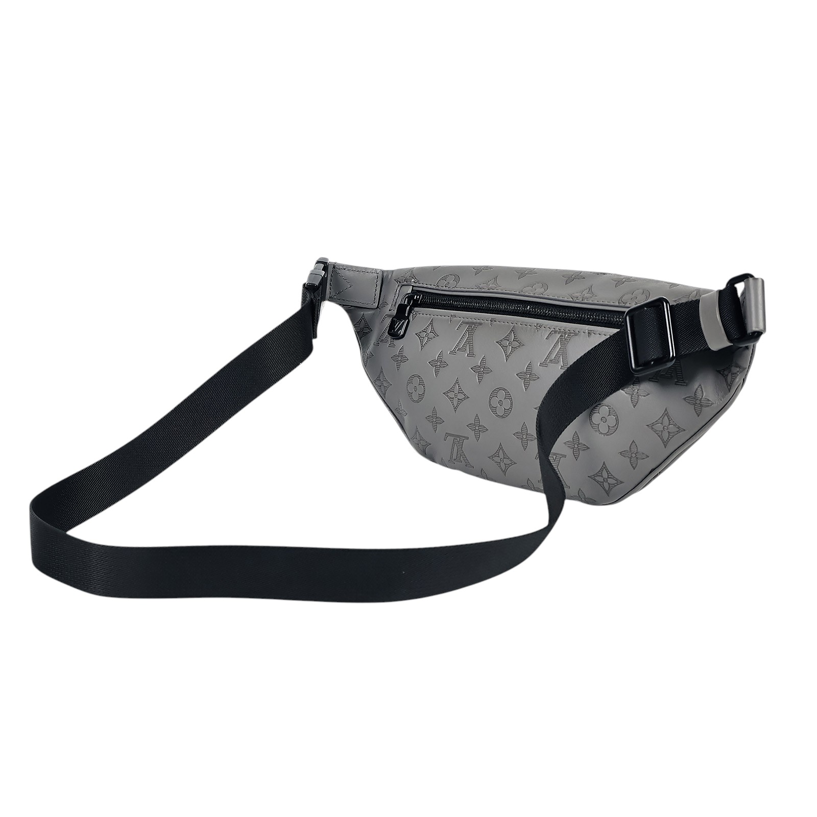 路易威登 LOUIS VUITTON Discovery 腰包 灰色 M46108 晶片款 灰色Discovery 腰包 原廠盒子/防塵袋