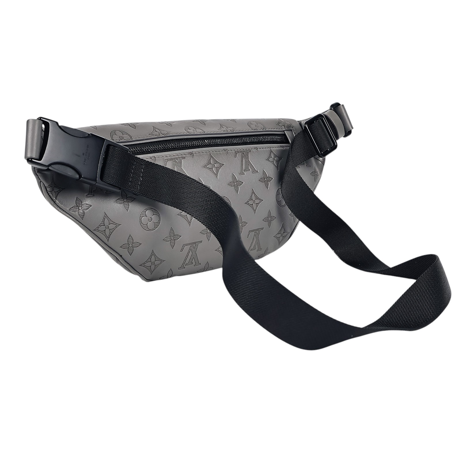 路易威登 LOUIS VUITTON Discovery 腰包 灰色 M46108 晶片款 灰色Discovery 腰包 原廠盒子/防塵袋