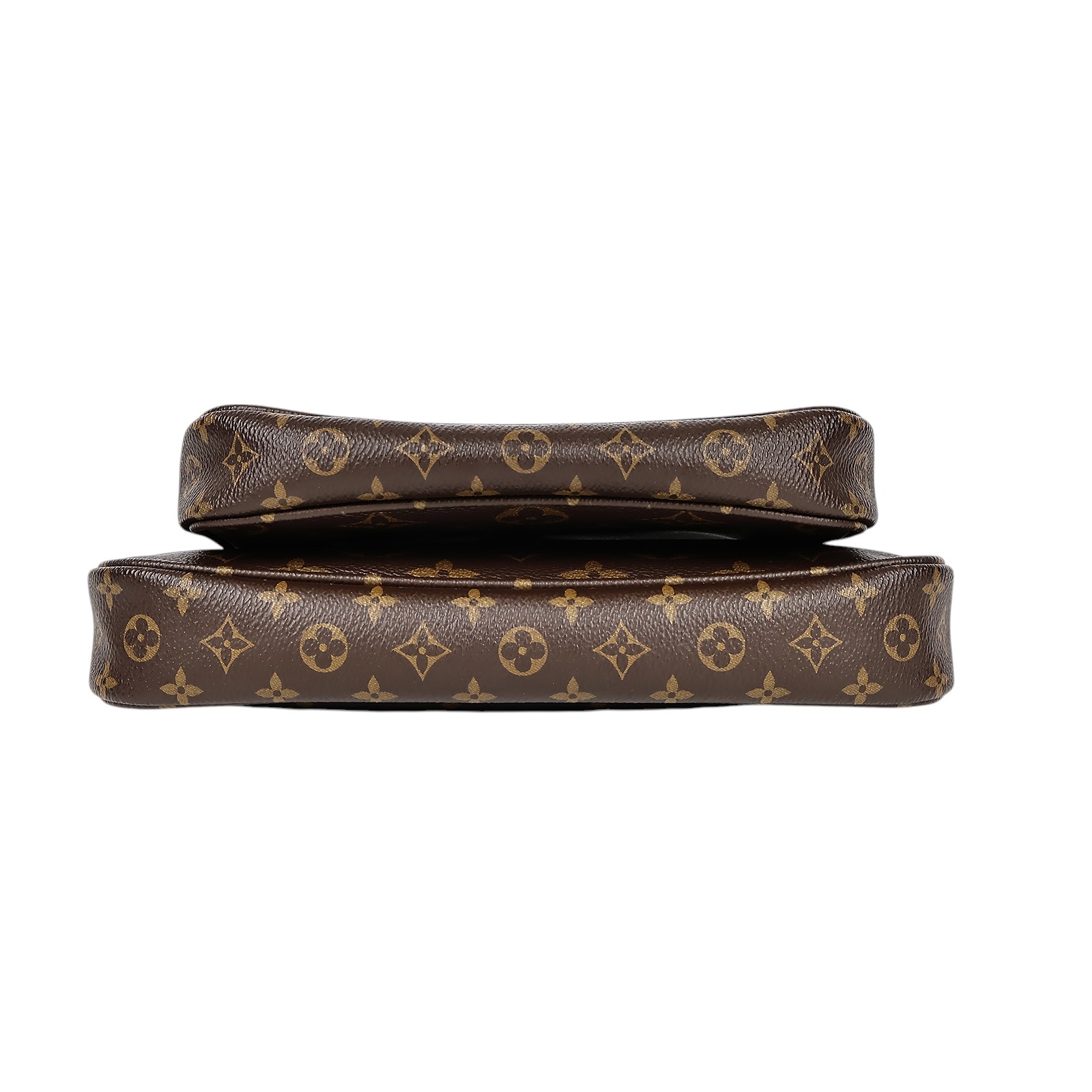 路易威登 LOUIS VUITTON Multi Pochette Accessoires 卡其 三合一 肩背 方包 M44813 晶片款  原廠盒子/防塵袋