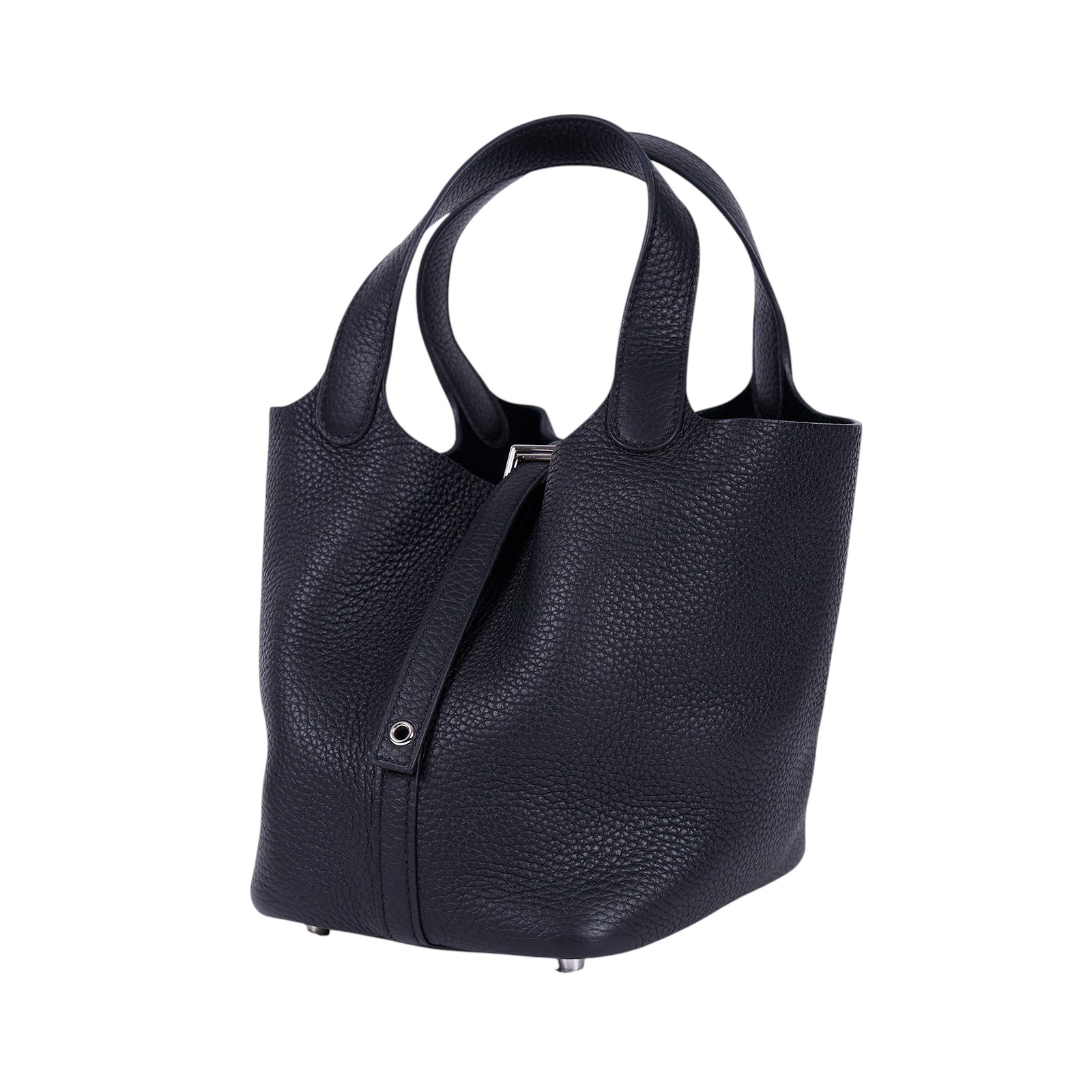 愛馬仕 Hermès Picotin Lock 18 菜籃子包 PT18 B刻 黑PICOTIN18 原廠盒子/防塵袋/鎖頭/鑰匙