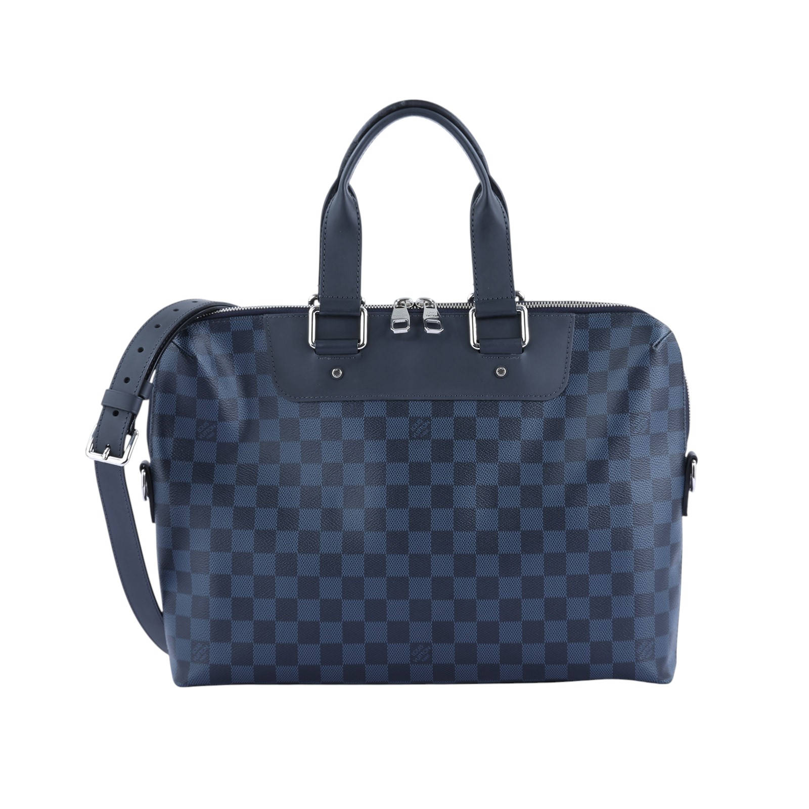 路易威登 LOUIS VUITTON Jour 公事包 N41589 藍棋盤格公事包 防塵袋