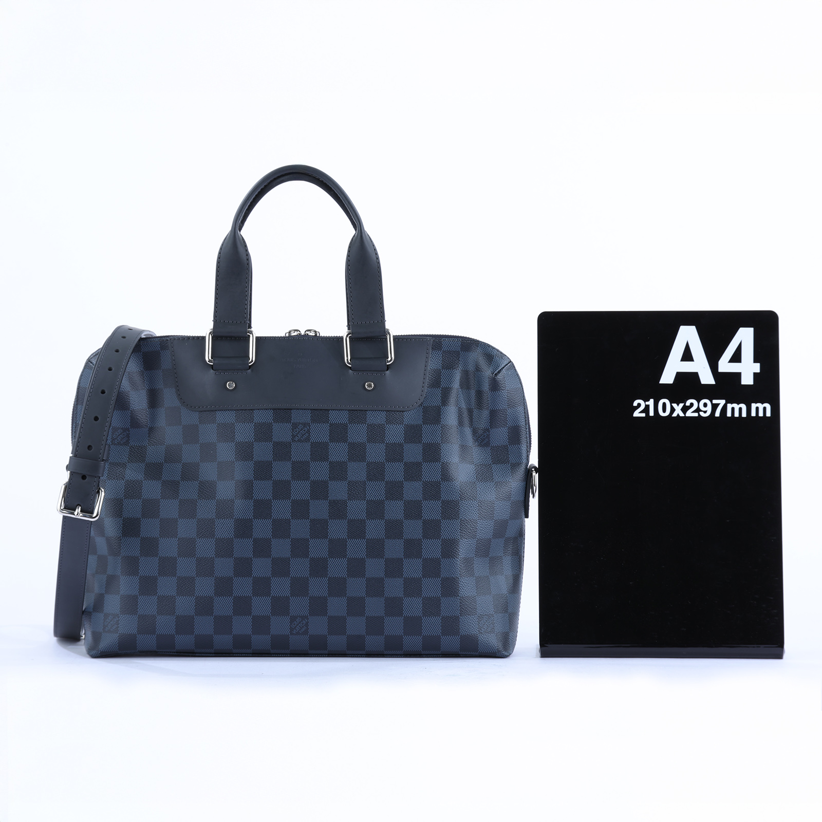 路易威登 LOUIS VUITTON Jour 公事包 N41589 藍棋盤格公事包 防塵袋