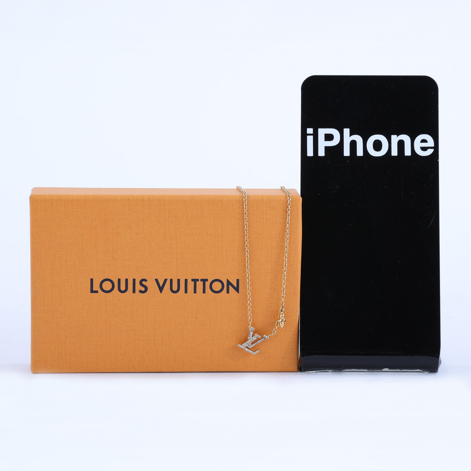 路易威登 LOUIS VUITTON LV Iconic 項鏈 金色 M00596 水鑽ICONIC項鍊 原廠盒子/防塵袋