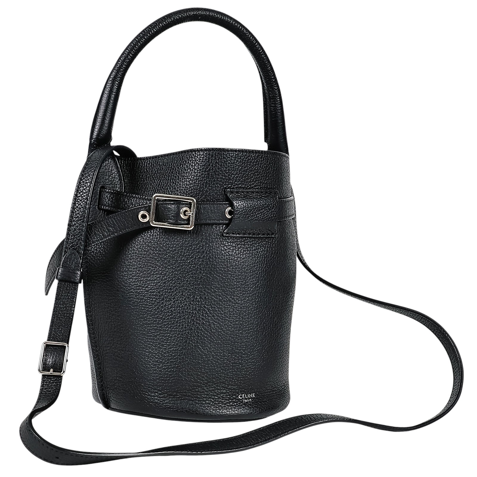 思琳 CELINE Big Bag Bucket 水桶包 袖珍型 187243A4U 黑色水桶包 防塵袋