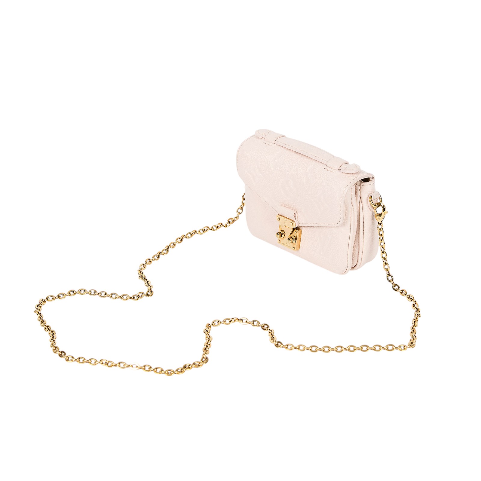 路易威登 LOUIS VUITTON Micro Métis 錢包 小型皮件 M81390 晶片款 白MICRO METIS郵差鍊包 無附屬品