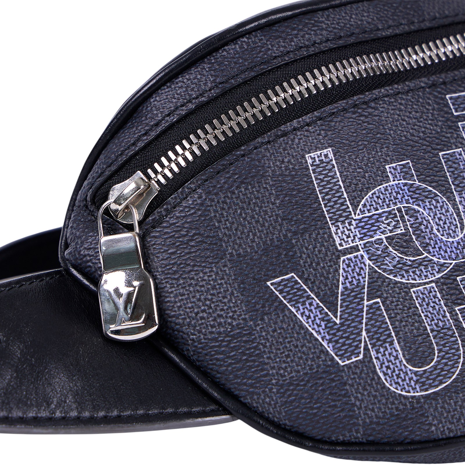 路易威登 LOUIS VUITTON 腰包 黑棋盤格 N40295 晶片款 棋盤塗鴉腰包 無附屬品