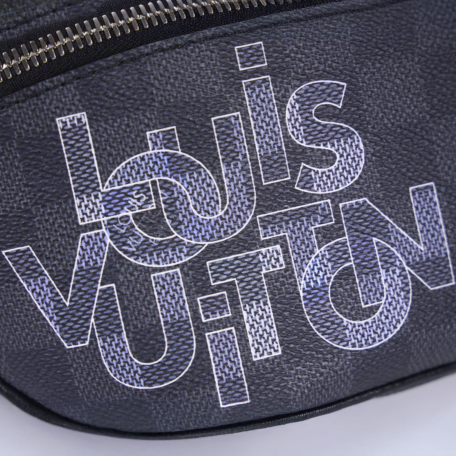 路易威登 LOUIS VUITTON 腰包 黑棋盤格 N40295 晶片款 棋盤塗鴉腰包 無附屬品