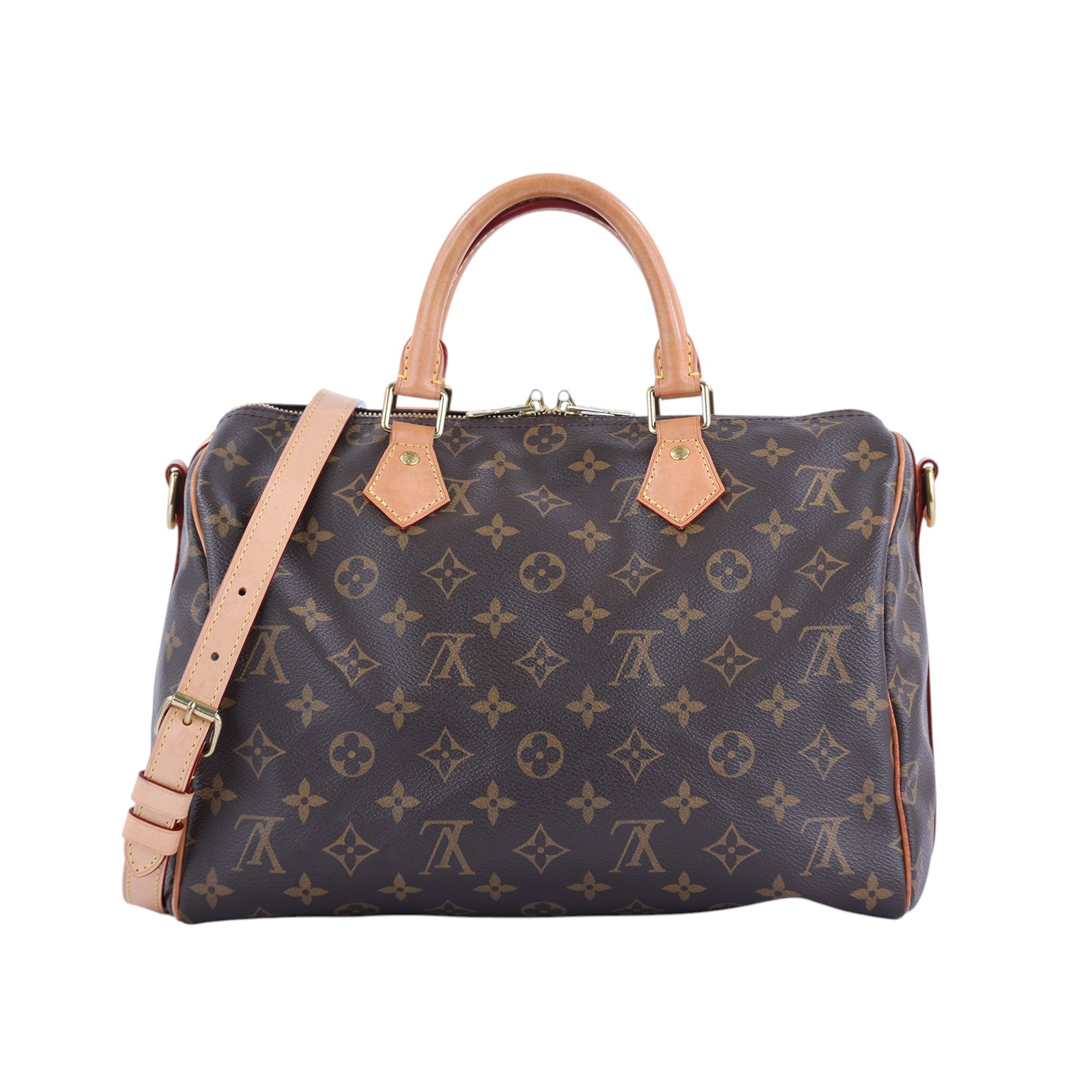 路易威登 LOUIS VUITTON Speedy Bandoulière  30 原花 手提 斜背 波士頓包 M41112 晶片款  原廠盒子/防塵袋/購買證明