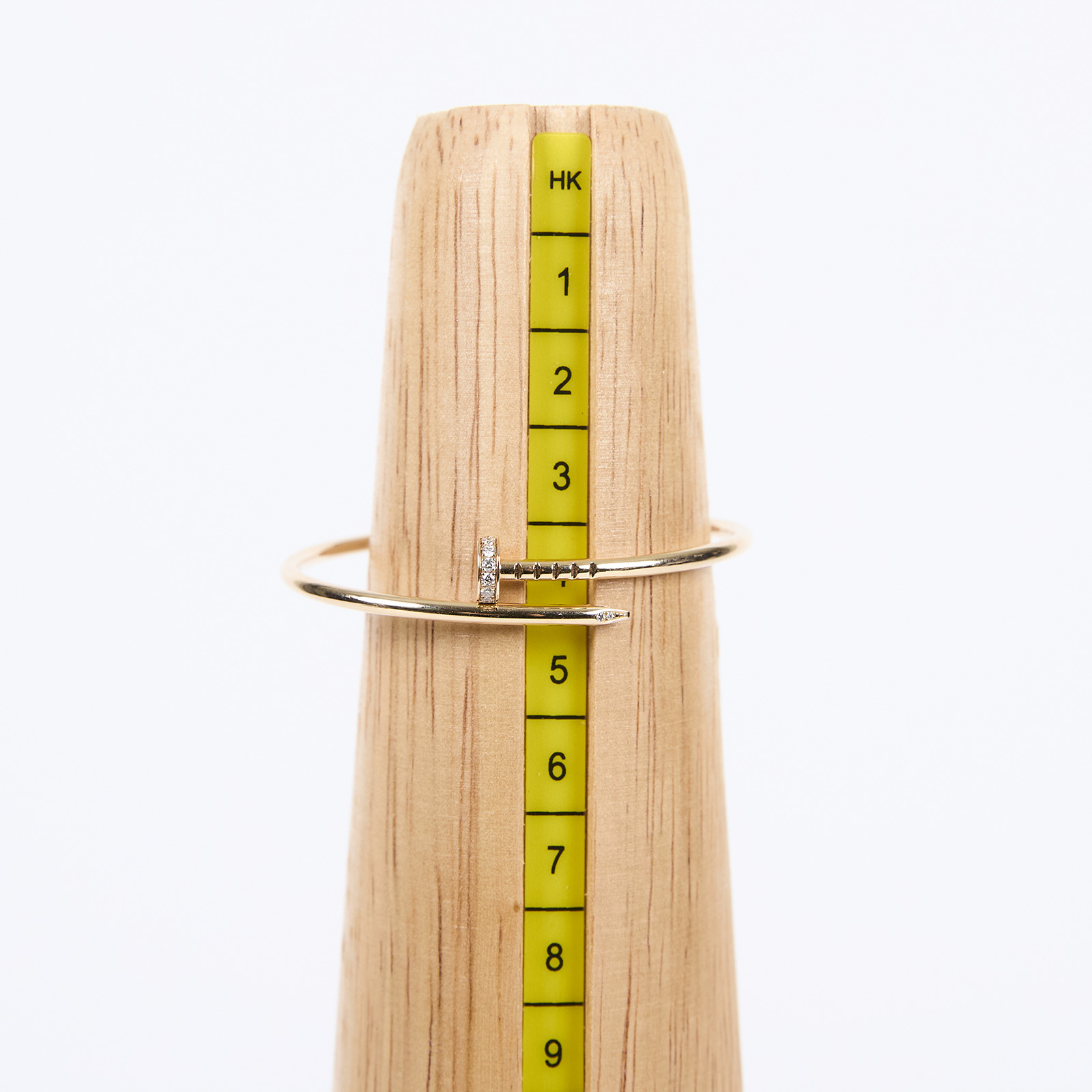 卡地亞 CARTIER Juste un Clou 手環 小型款 B6065815 K18YG Juste un clou 鑲鑽手環 原廠盒子/保書
