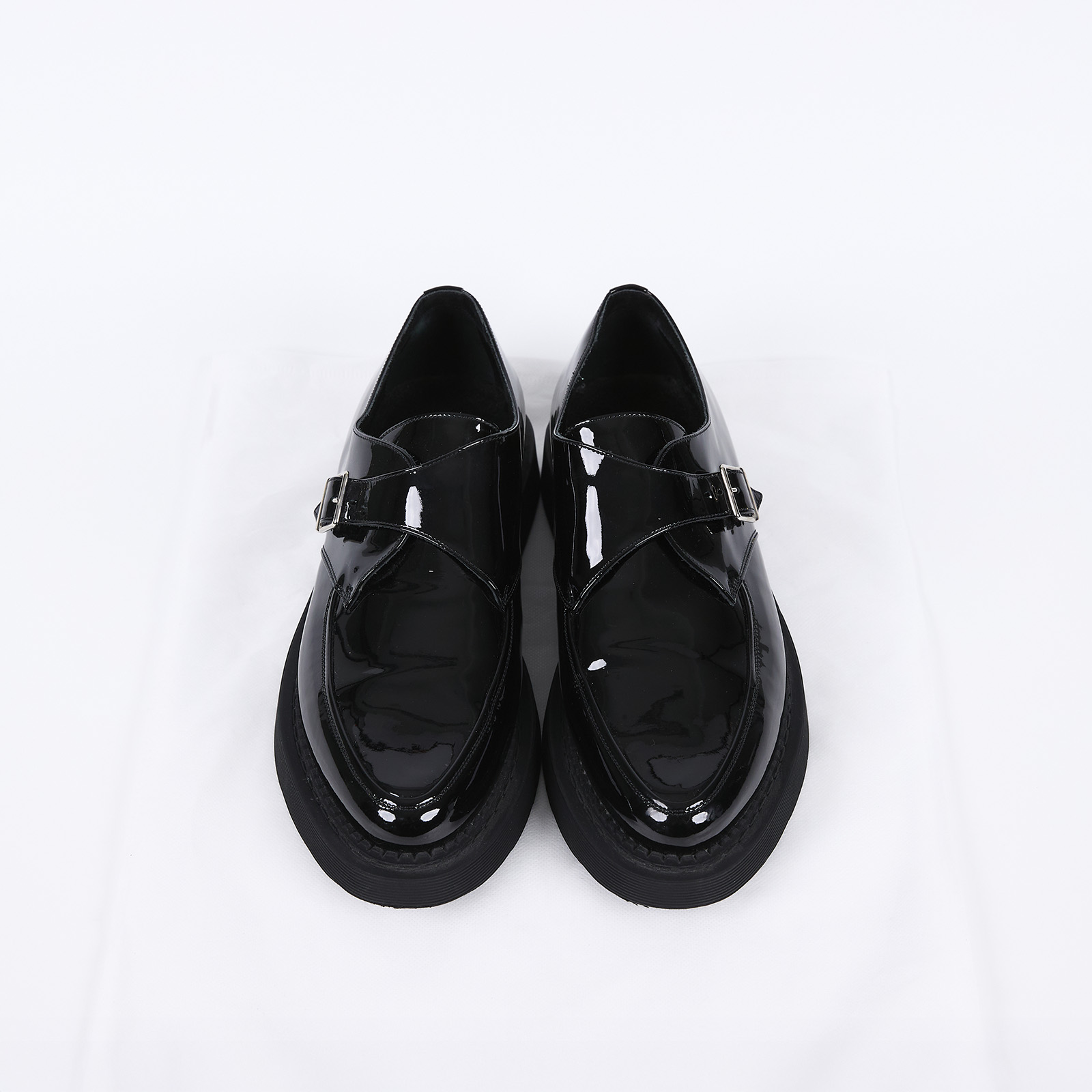 聖羅蘭 YSL SAINT LAURENT Teddy 釦環 皮鞋 6697951TV00_42 漆皮樂福鞋 無附屬品