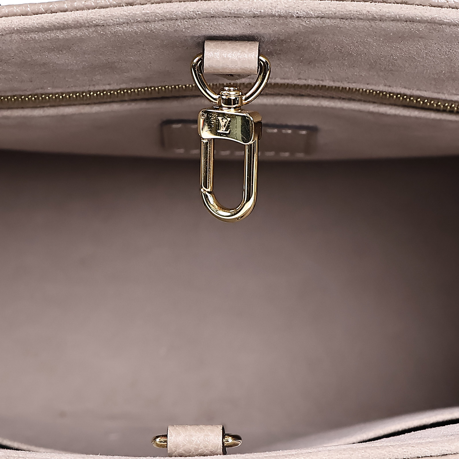 路易威登 LOUIS VUITTON OnTheGo PM 手提 肩背包 雙色 斑鳩米色 奶油色  M45779 晶片款  防塵袋/背帶
