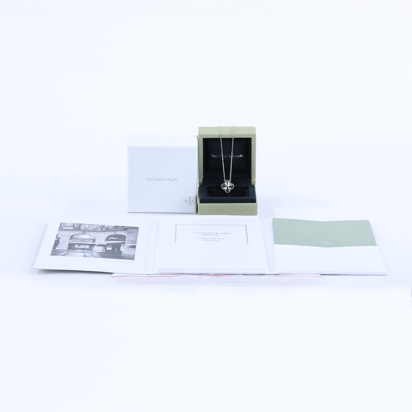 梵克雅寶 Van Cleef & Arpels Vintage Alhambra 吊墜 VCARP9XG00  原廠盒子/保書