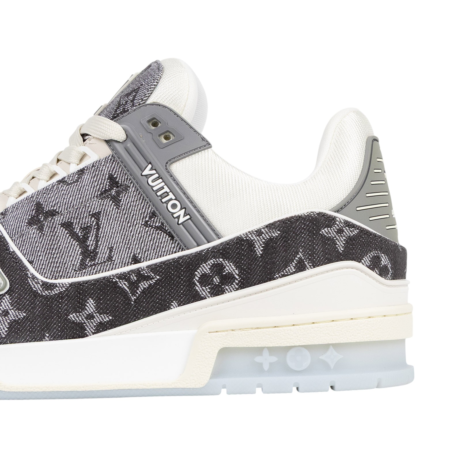 路易威登 LOUIS VUITTON LV Trainer 運動鞋 1ADHIL 灰牛仔原花Trainer鞋 原廠盒子/防塵袋/購買證明影本