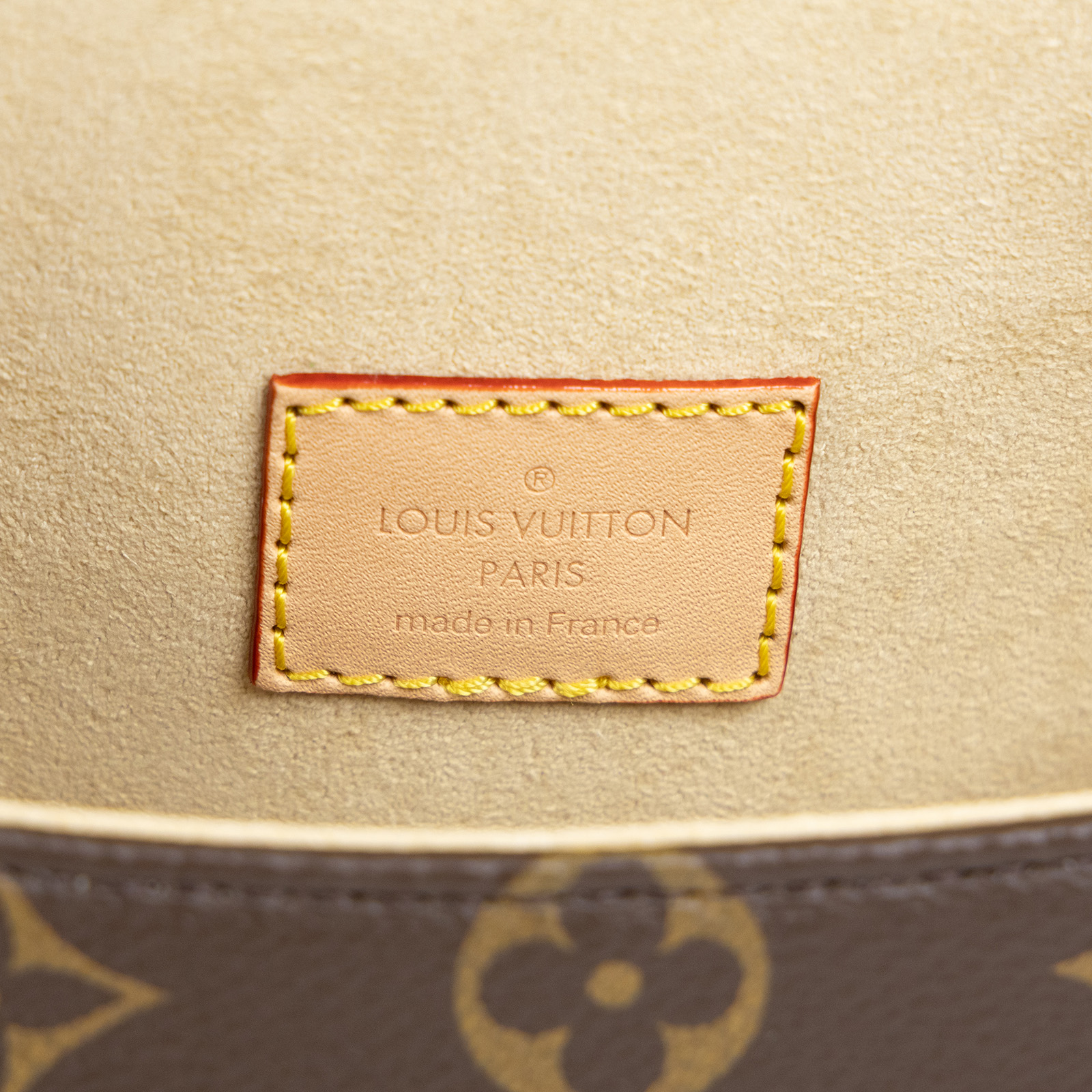 路易威登 LOUIS VUITTON Saumur BB  手提 馬鞍斜背包 M46740 晶片款 原花Saumur BB 防塵袋