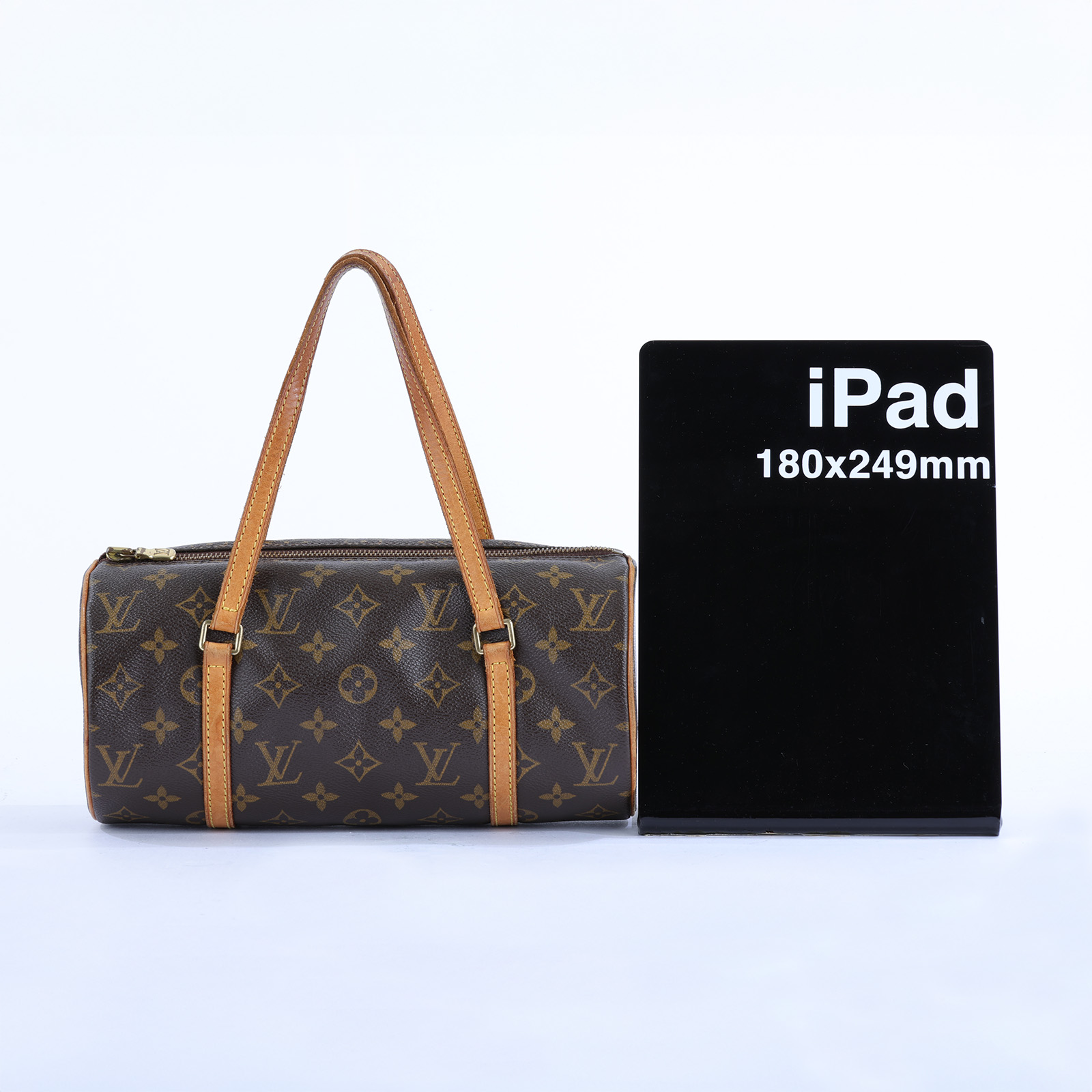 路易威登 LOUIS VUITTON Papillon 26原花 圓筒手提包 M51386 棕原花圓筒包 無附屬品
