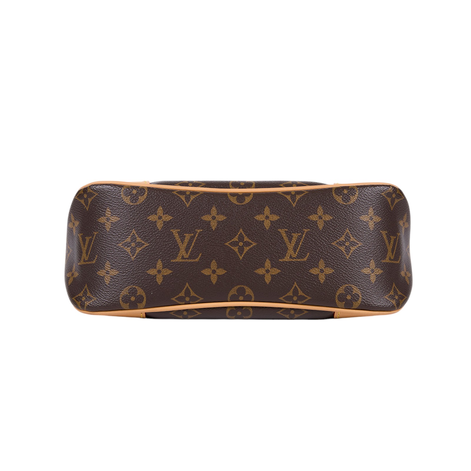 路易威登 LOUIS VUITTON Boulogne 牛角包 手提 斜肩背包 M45832 晶片款 棕原花Boulogne牛角包 原廠盒子/防塵袋