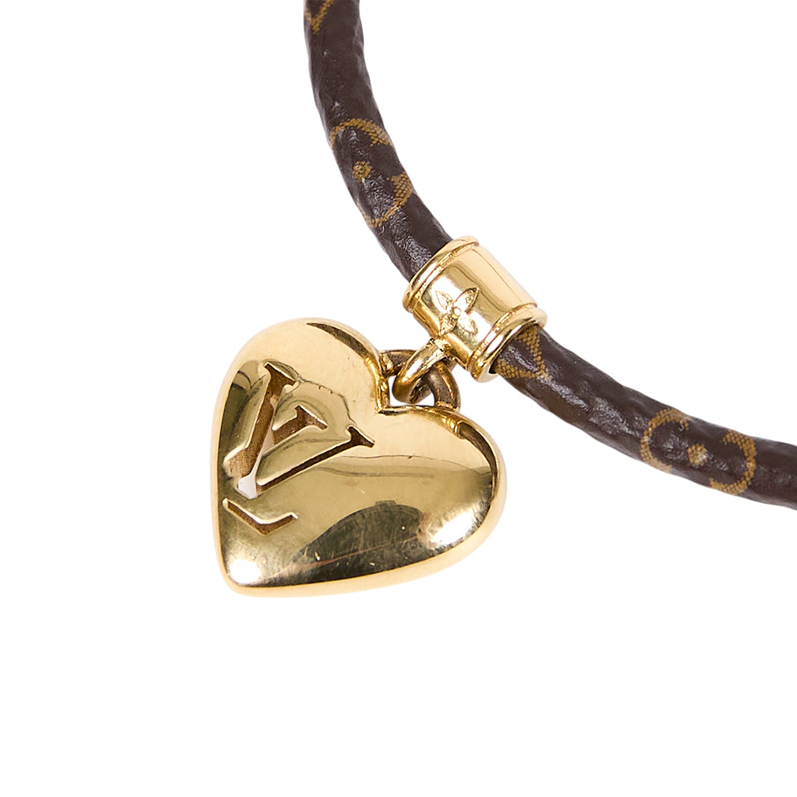路易威登 LOUIS VUITTON Blooming Heart 手鐲 M8907Z 棕原花Blooming Heart 手環 原廠盒子/防塵袋/購買證明