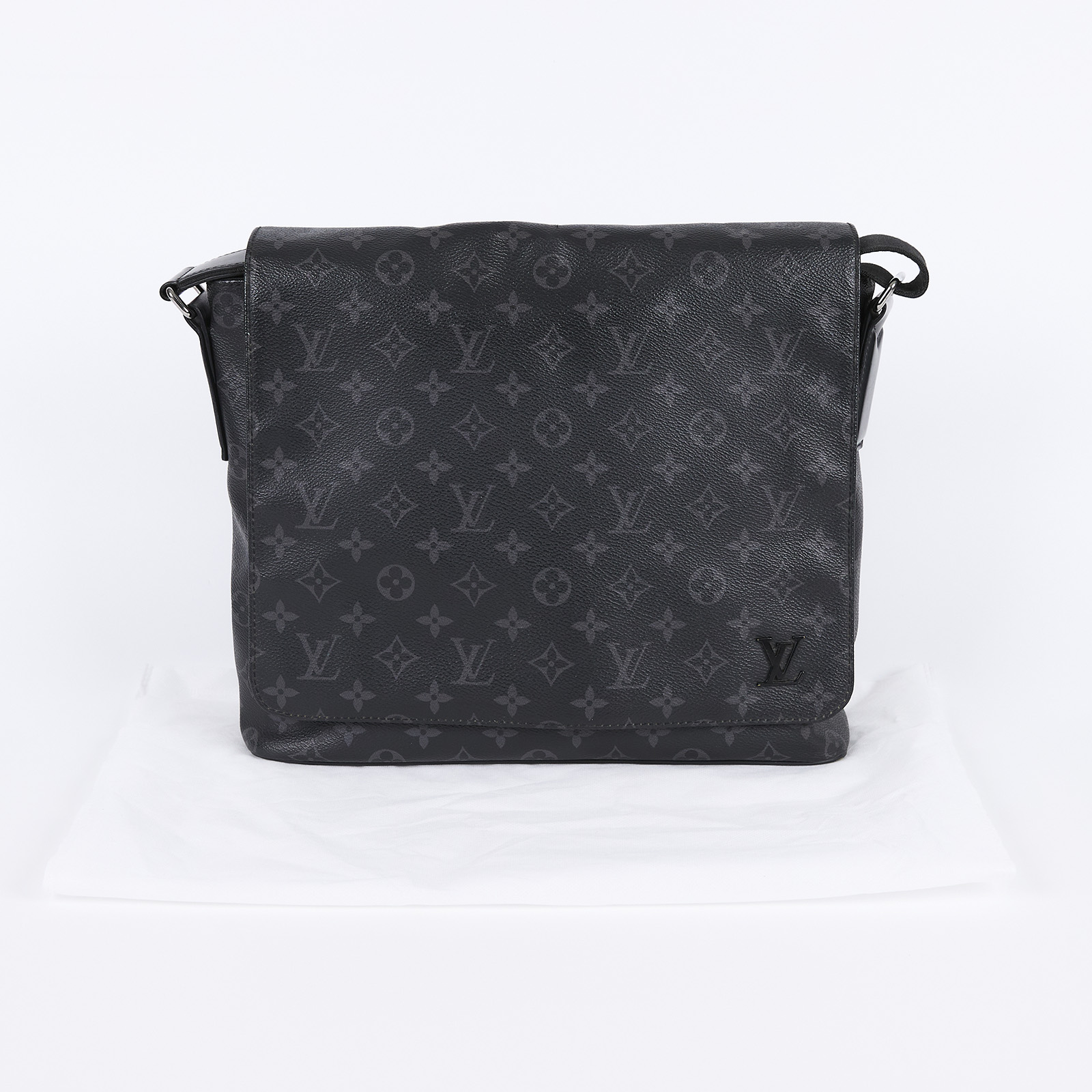 路易威登 LOUIS VUITTON District MM 肩背包 M44001 黑原花DISTRICT MM 無附屬品