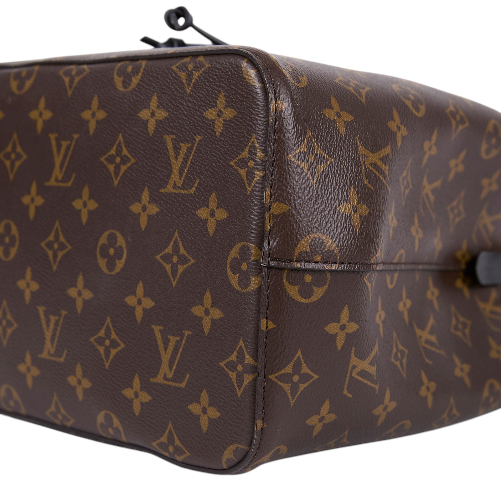 路易威登 LOUIS VUITTON NéoNoé MM 原花 束口水桶包 M44020 晶片款 黑原花NEONOE水桶包 原廠盒子