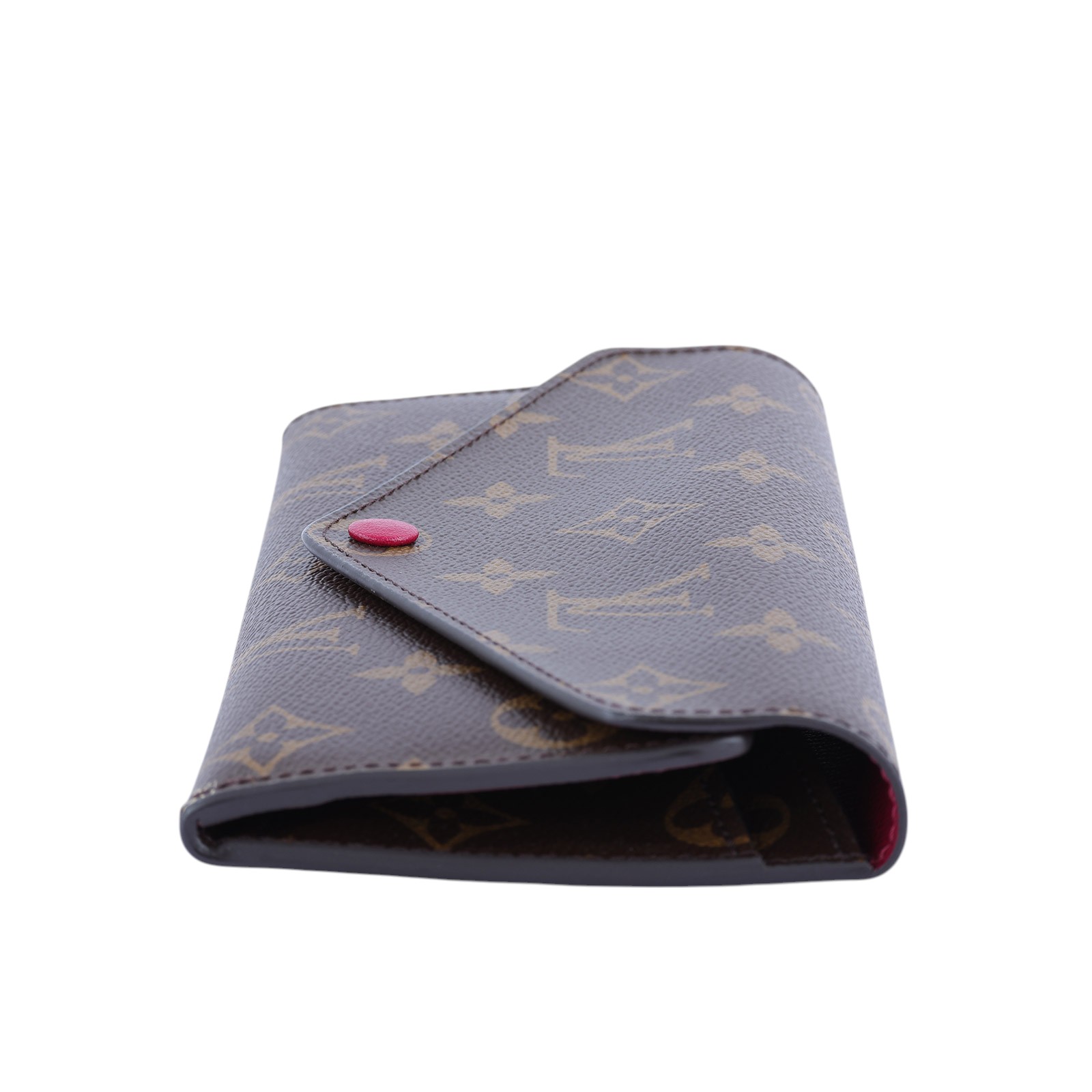 路易威登 LOUIS VUITTON Josephine 錢包 三折 長夾 M64069 棕原花信封長夾 原廠盒子