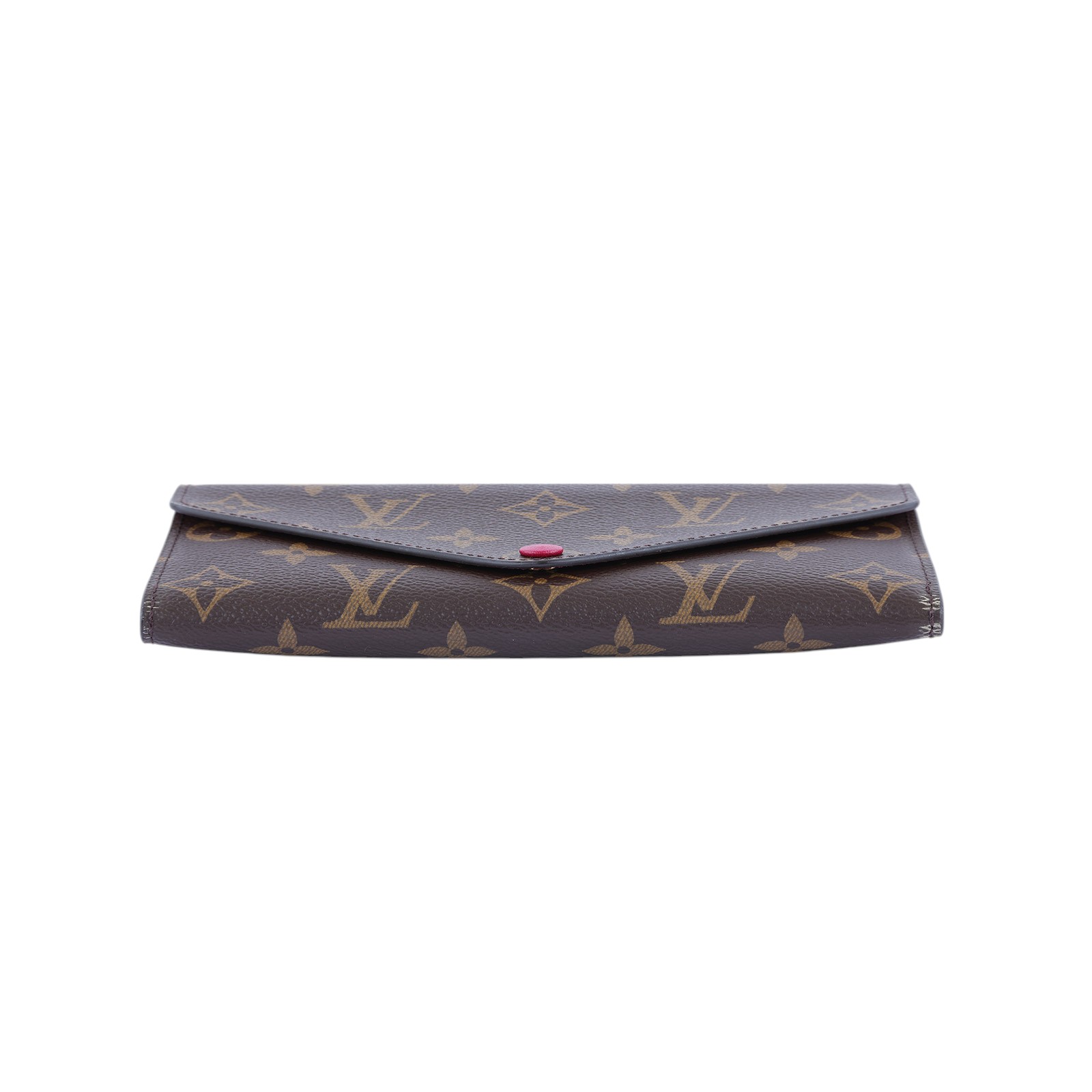 路易威登 LOUIS VUITTON Josephine 錢包 三折 長夾 M64069 棕原花信封長夾 原廠盒子