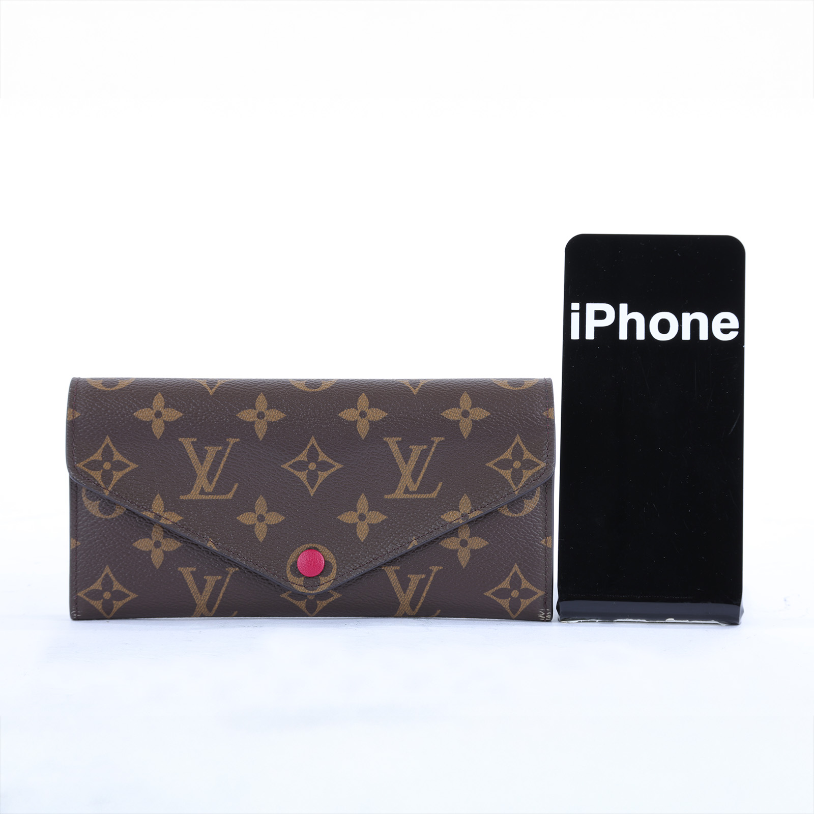 路易威登 LOUIS VUITTON Josephine 錢包 三折 長夾 M64069 棕原花信封長夾 原廠盒子