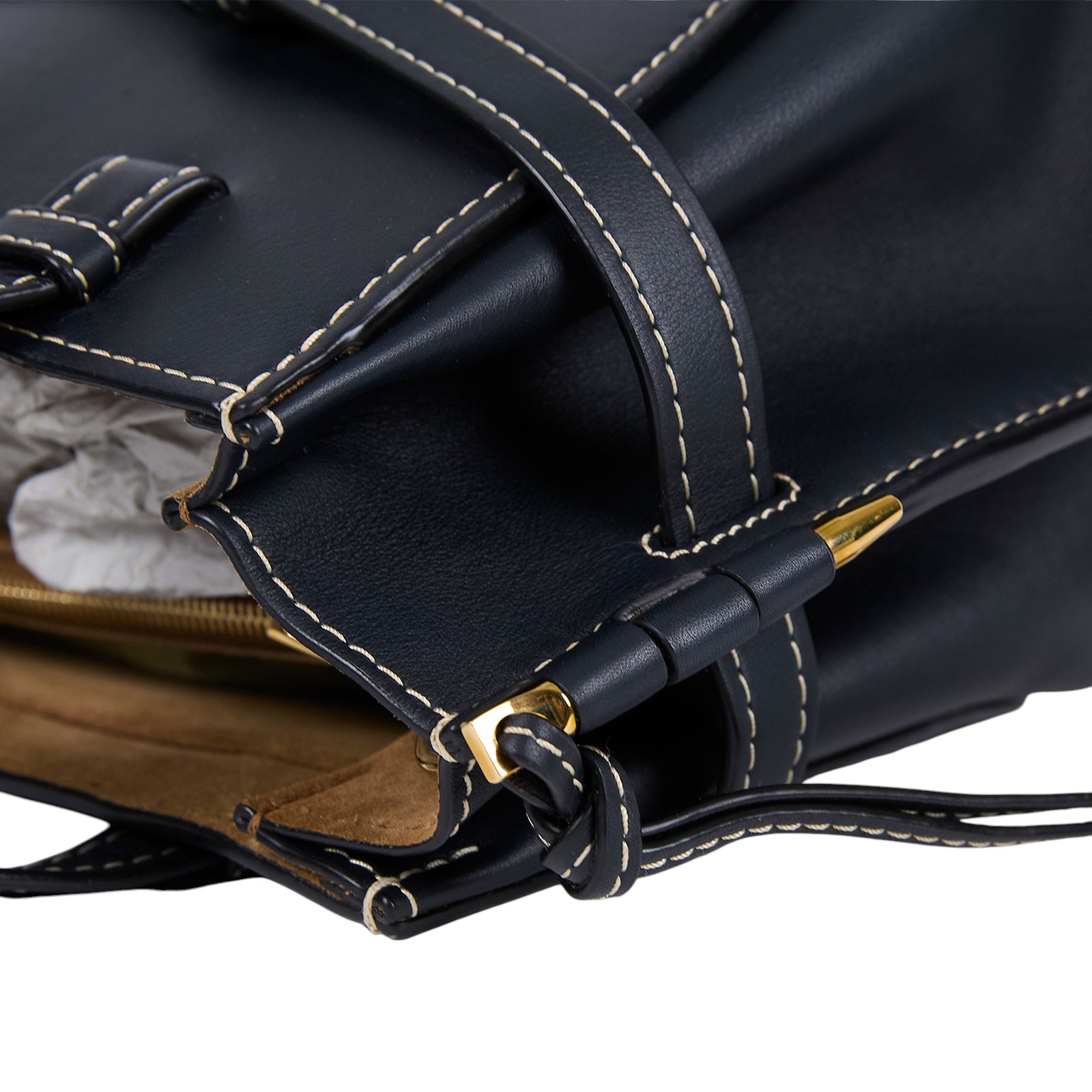 羅意威 LOEWE Gate Top Handle 手提包 321.12.U61 黑皮革GATE TOP HANDLE 無附屬品