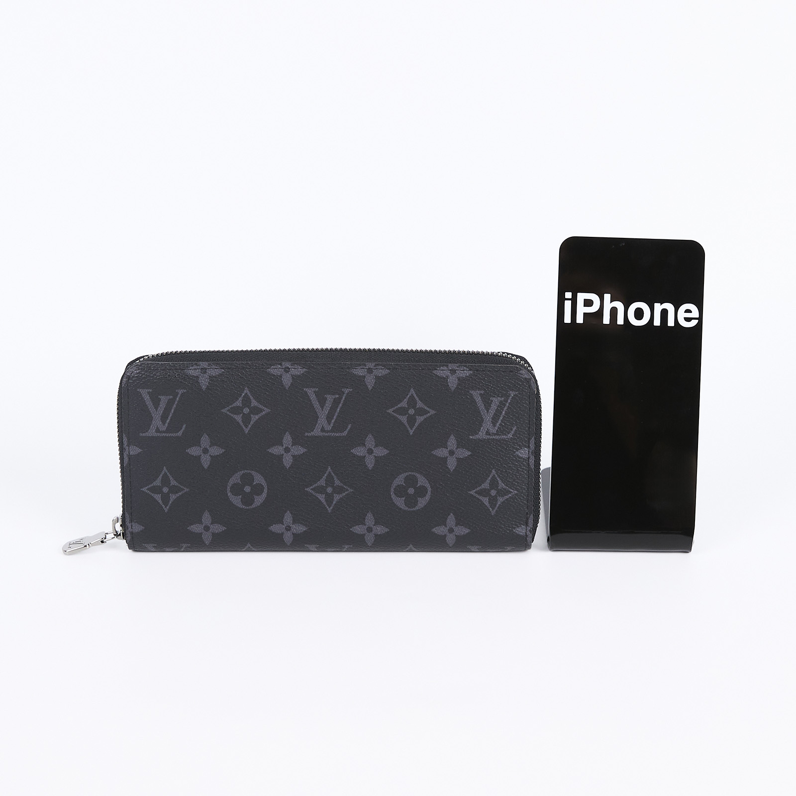 路易威登 LOUIS VUITTON 錢包 拉鍊 長夾 M11611 晶片款 Eclipse拉鍊長夾 原廠盒子/防塵袋/購買證明