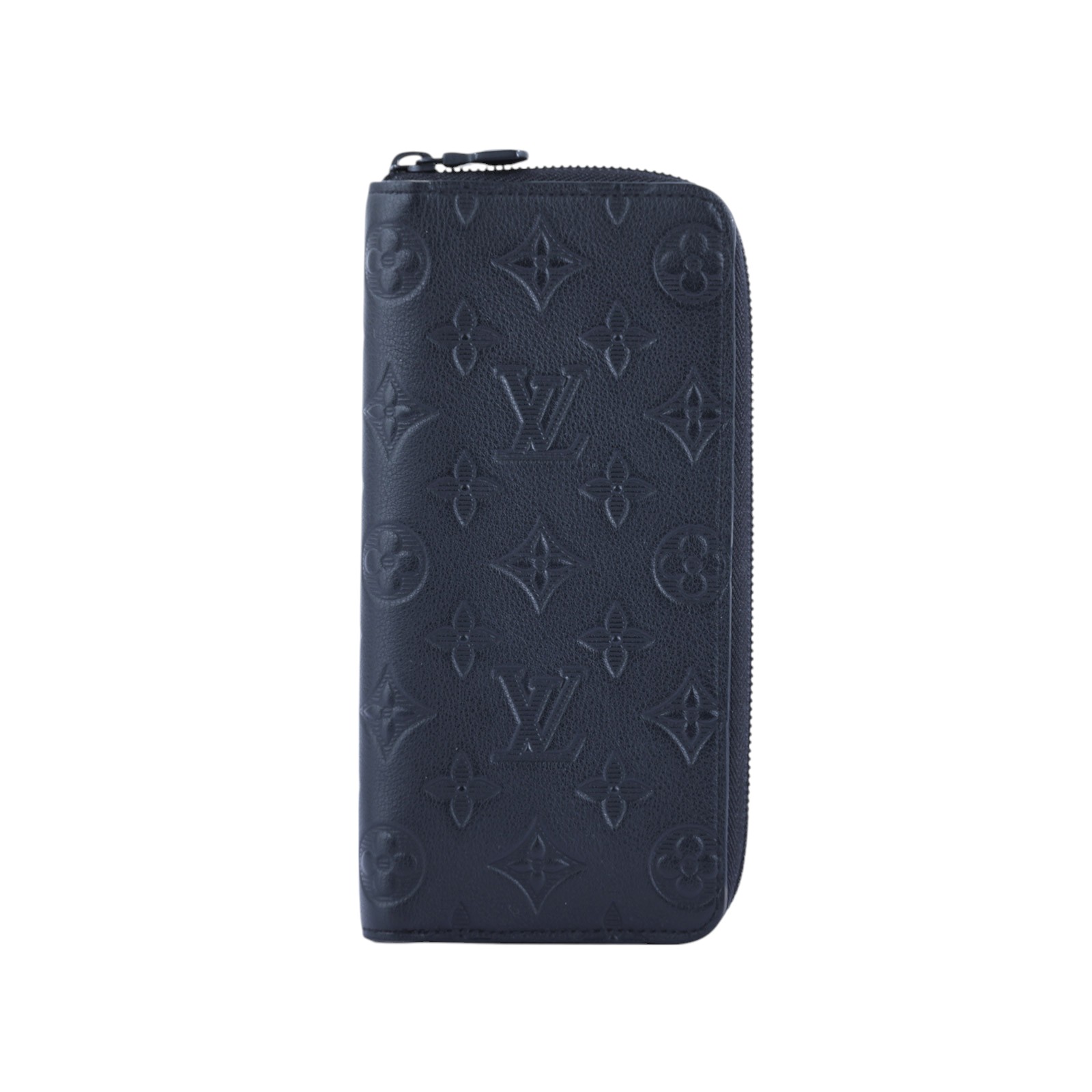 路易威登 LOUIS VUITTON 直式 拉鏈 錢包 長夾 小牛皮 M62902 晶片款 黑原花紋直式拉鍊對開長夾 原廠盒子/防塵袋/購買證明