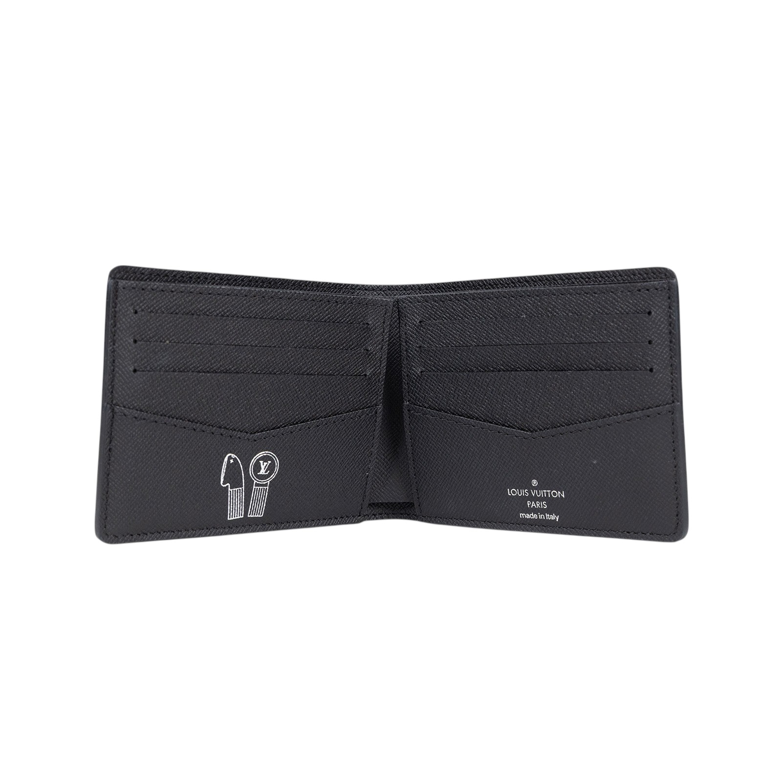 路易威登 LOUIS VUITTON Slender 錢包 短夾 M13909 晶片款 黑原花slender短夾 防塵袋/原廠盒子/購買證明