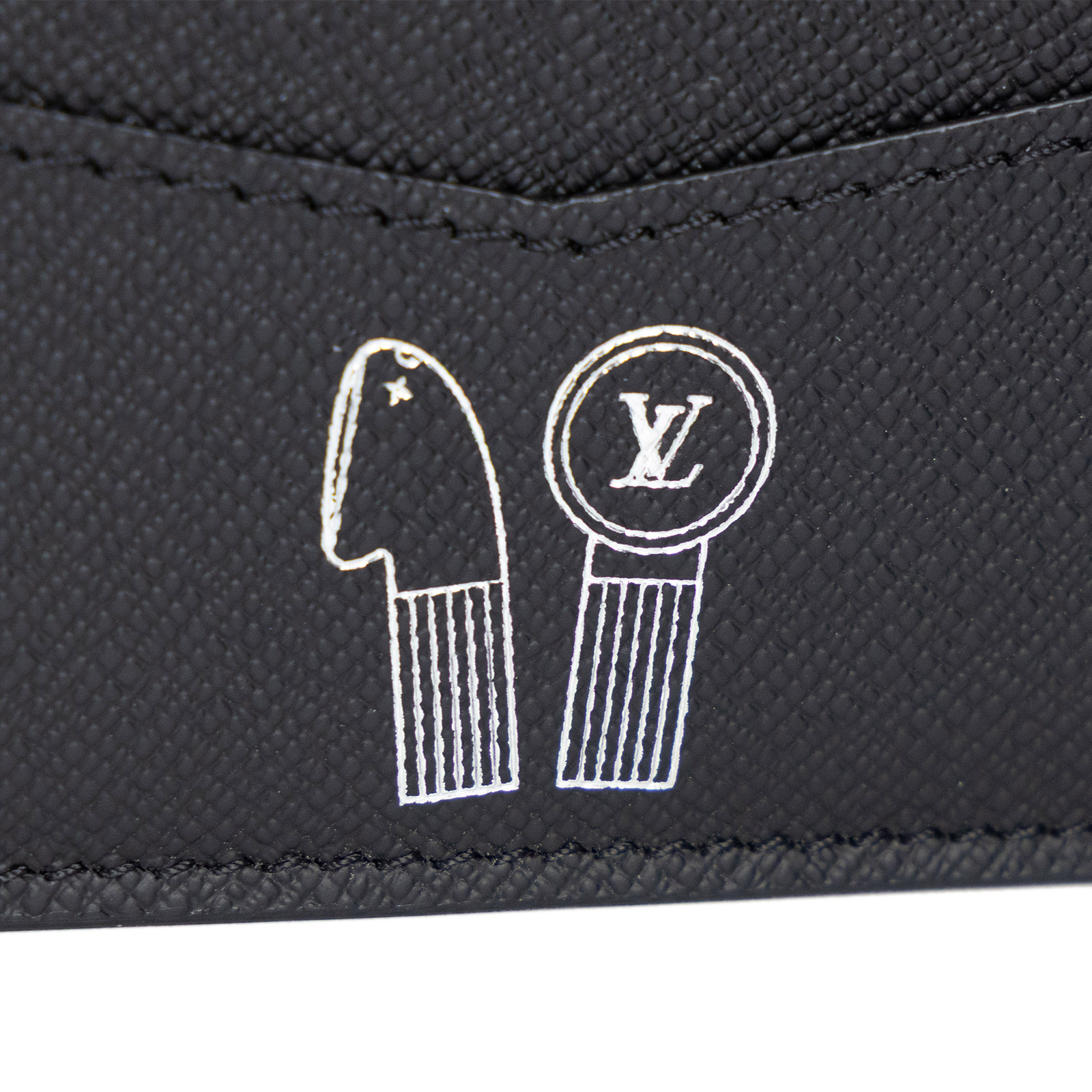 路易威登 LOUIS VUITTON Slender 錢包 短夾 M13909 晶片款 黑原花slender短夾 防塵袋/原廠盒子/購買證明