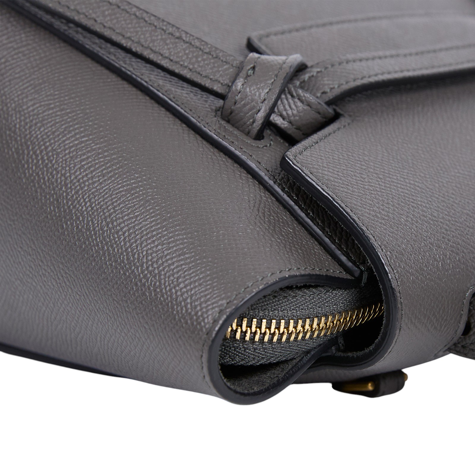 思琳 CELINE 珠地小牛皮 袖珍型 Belt 手袋 189003ZVA 鐵灰 BELT BAG鯰魚包NANO 防塵袋/購買證明
