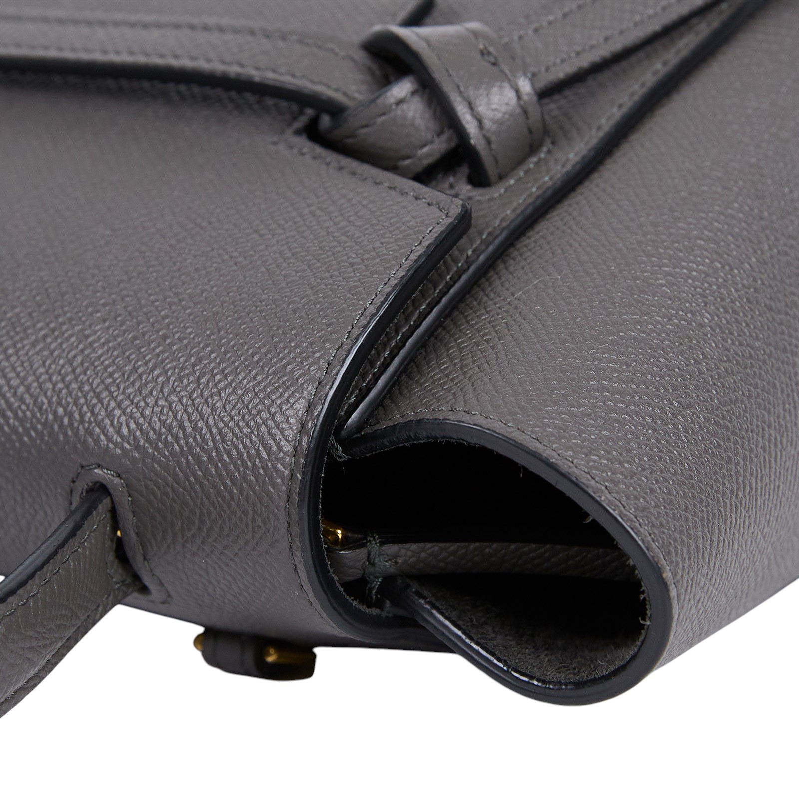 思琳 CELINE 珠地小牛皮 袖珍型 Belt 手袋 189003ZVA 鐵灰 BELT BAG鯰魚包NANO 防塵袋/購買證明