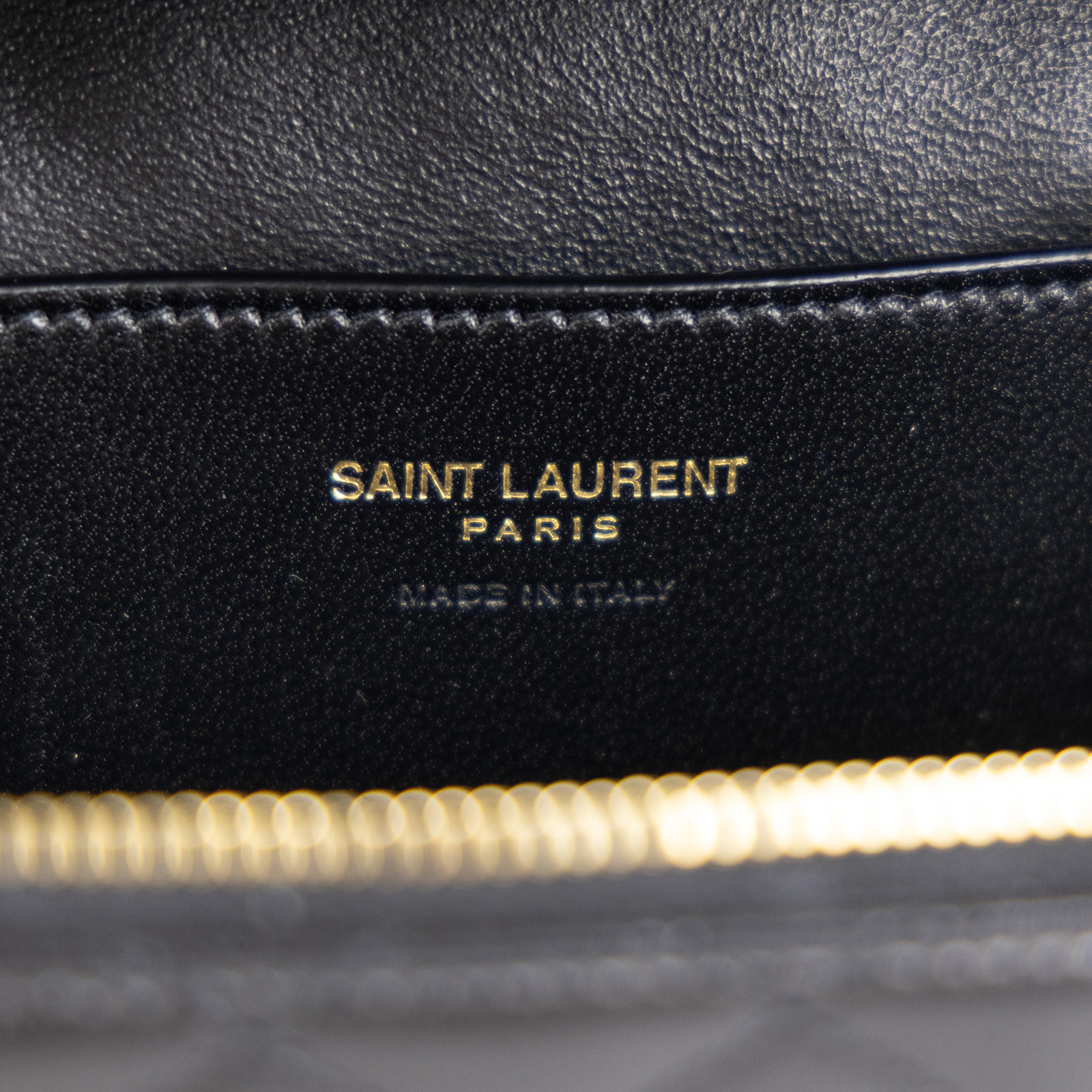 聖羅蘭 YSL SAINT LAURENT Gaby Vanity Bbag 小羊皮 肩帶 手拿包 7667311EL07  防塵袋/原廠盒子