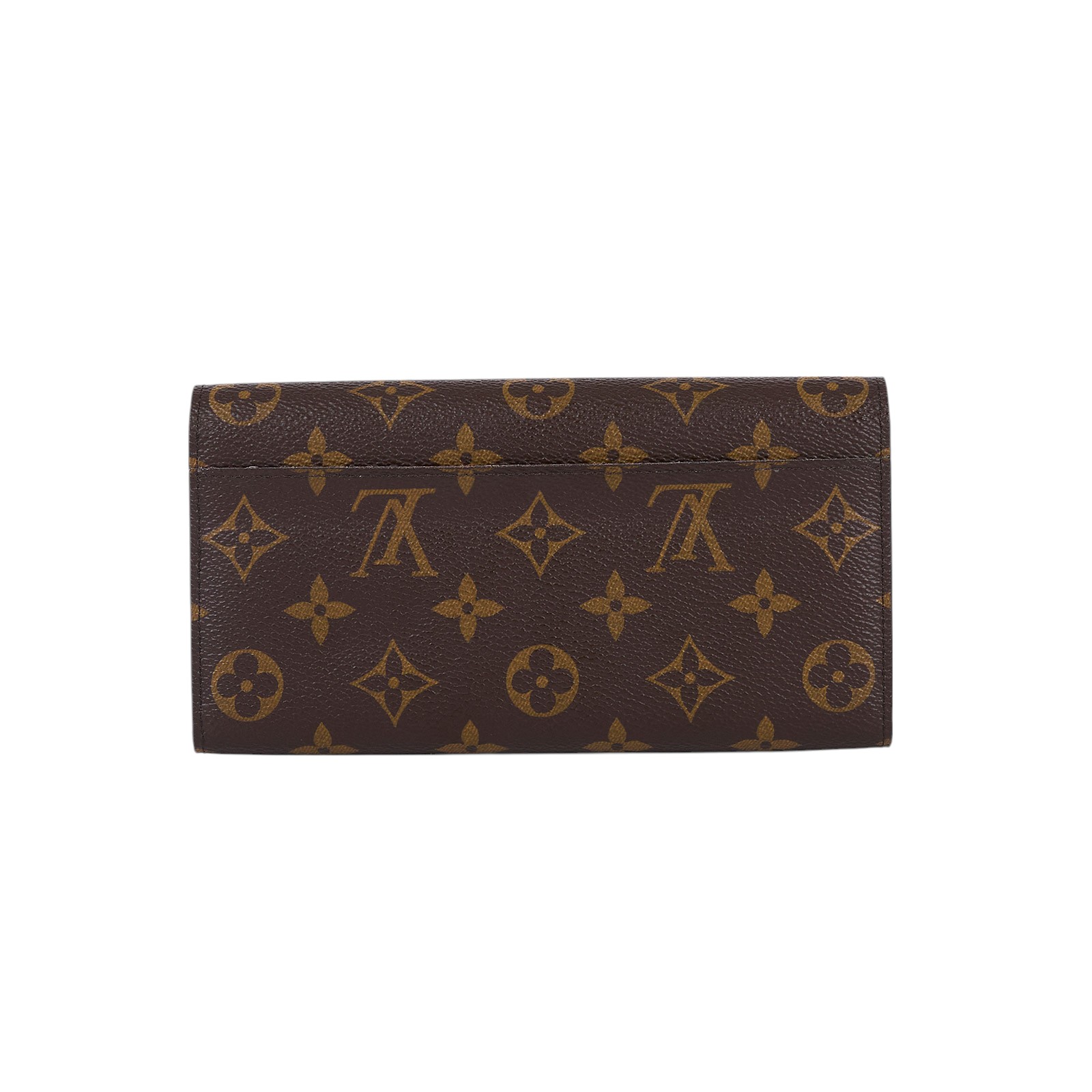 路易威登 LOUIS VUITTON Sarah 錢包 口蓋長夾 芭蕾粉色 M62235 晶片款 棕原花SARAH釦式長夾 防塵袋/原廠盒子