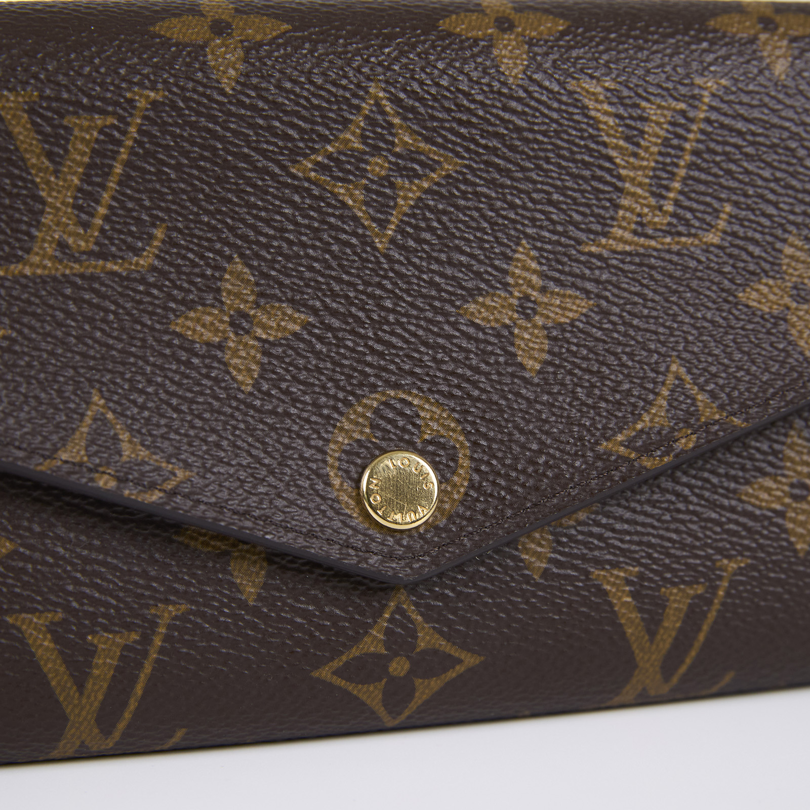 路易威登 LOUIS VUITTON Sarah 錢包 口蓋長夾 芭蕾粉色 M62235 晶片款 棕原花SARAH釦式長夾 防塵袋/原廠盒子