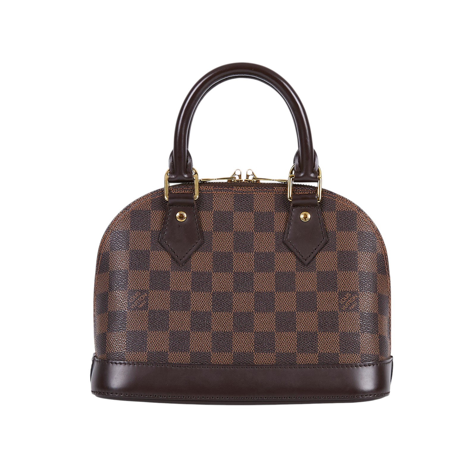 路易威登 LOUIS VUITTON Alma BB 貝殼包 棋盤格 Ebene帆布 N41221 棕棋盤ALMA BB 防塵袋/鎖組