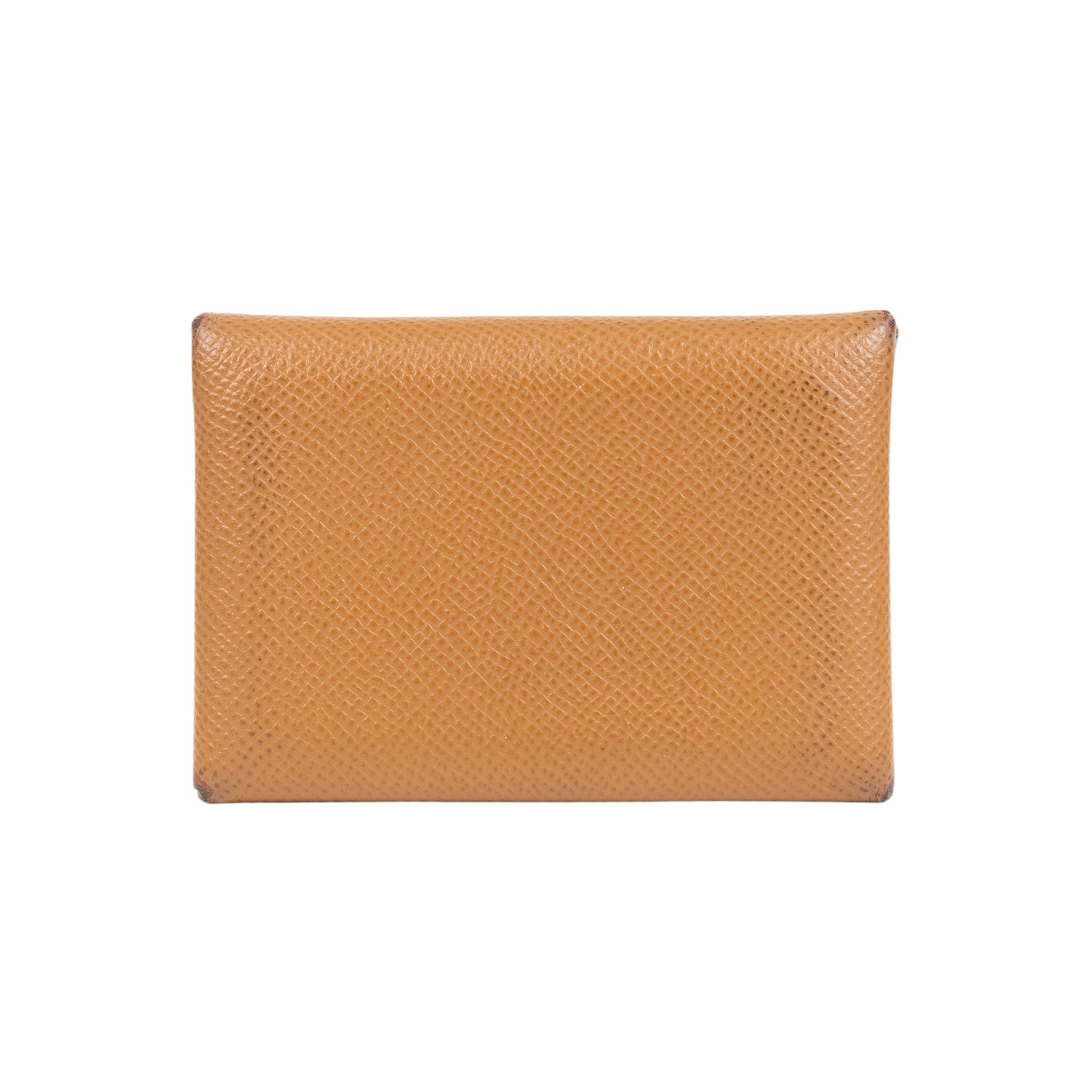 愛馬仕 Hermès Calvi Duo 卡包 CALD Z刻 金棕CALVI DUO 原廠盒子