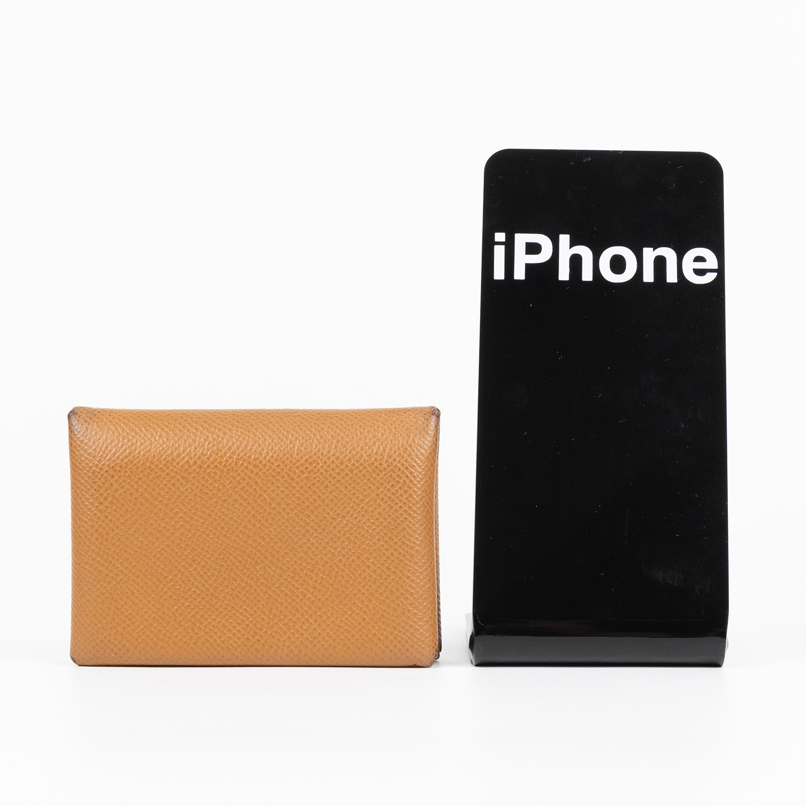 愛馬仕 Hermès Calvi Duo 卡包 CALD Z刻 金棕CALVI DUO 原廠盒子