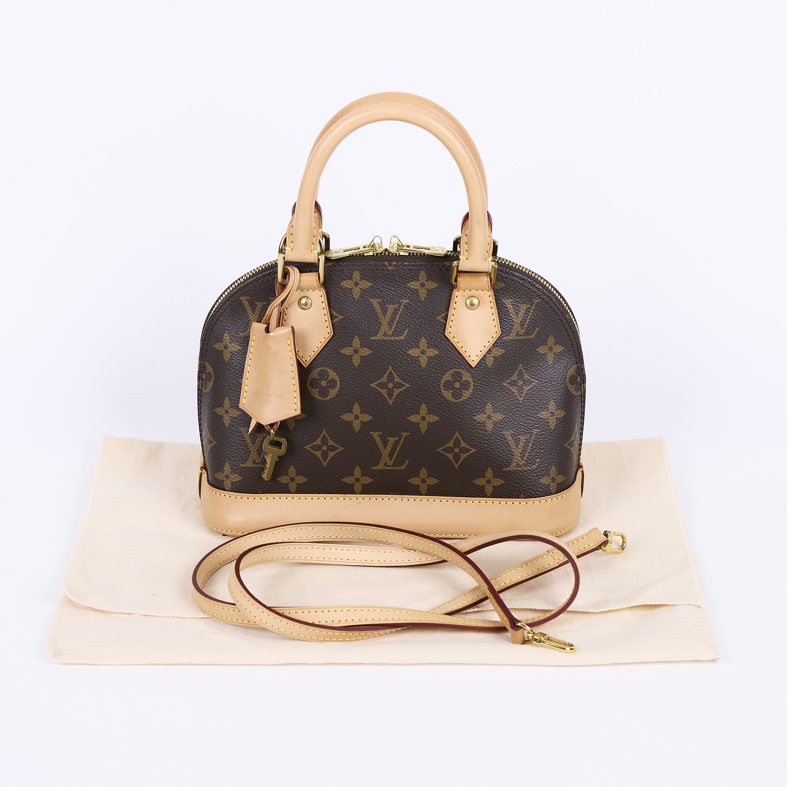 路易威登 LOUIS VUITTON Alma BB 手提包 經典帆布 M53152 原花ALMA BB 防塵袋