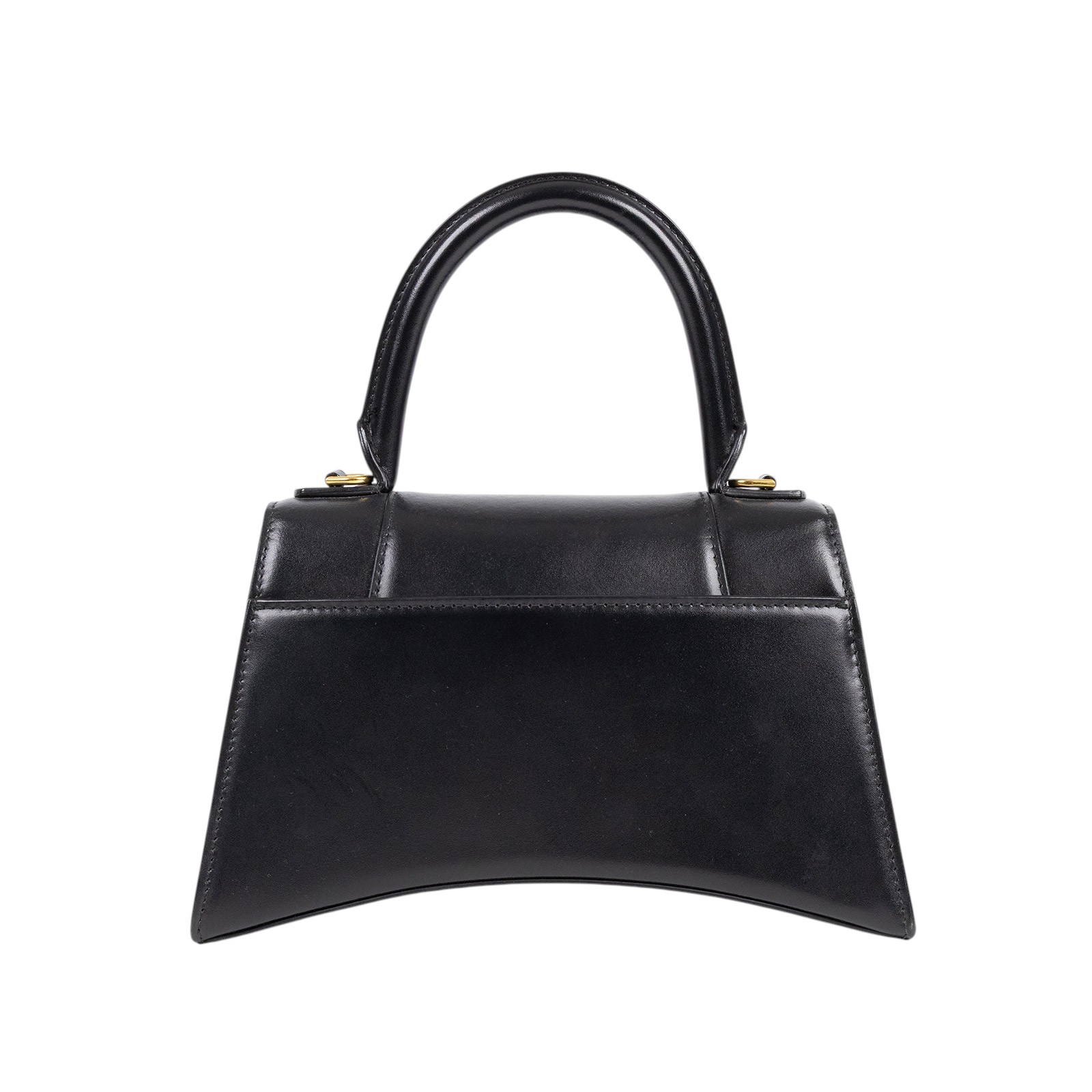 巴黎世家 BALENCIAGA Hourglass 手提包 小型 5935461QJ4M 黑沙漏包 HOURGLASS 防塵袋
