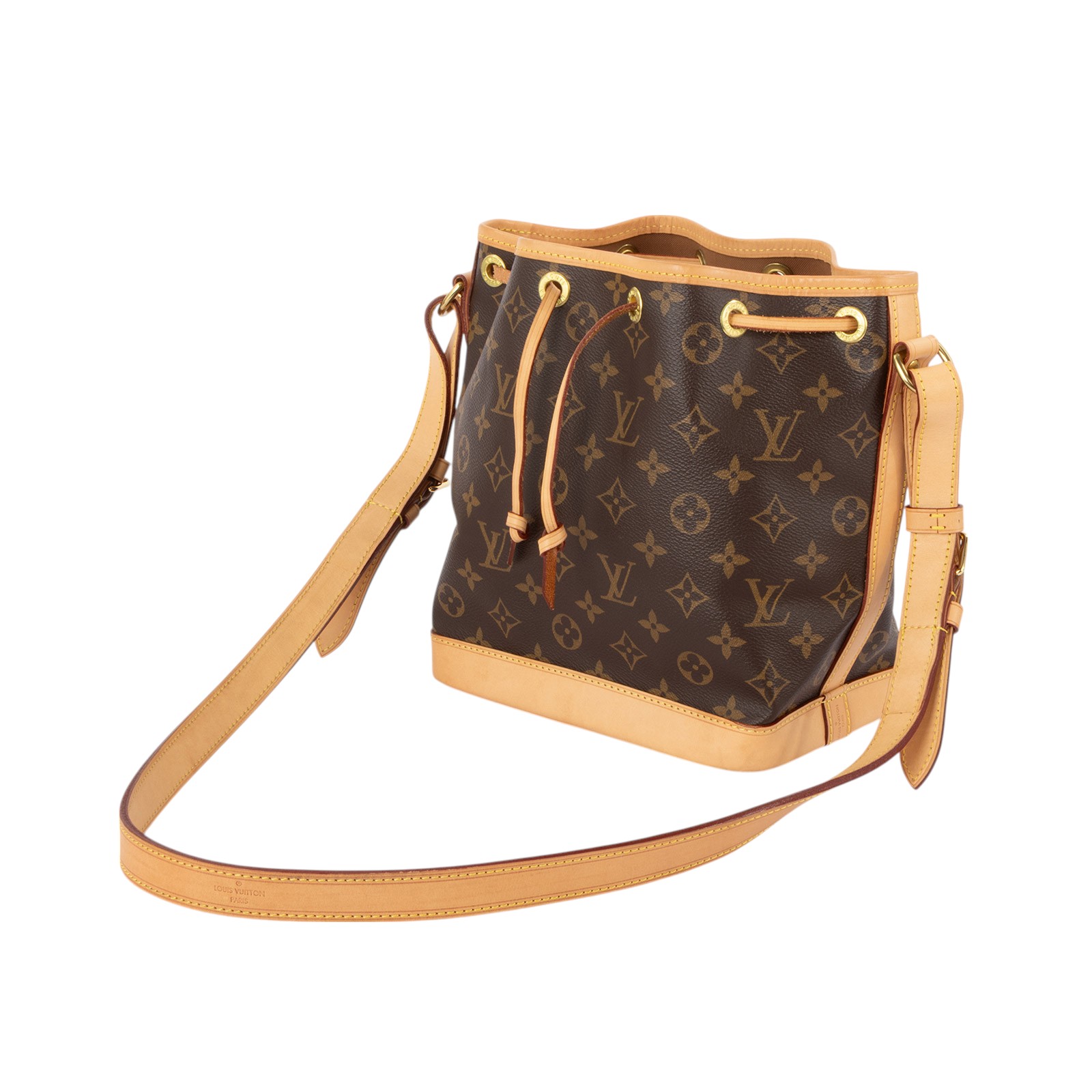 路易威登 LOUIS VUITTON Noé BB 原花 束口水桶包 M40817 晶片款 原花NOE BB 防塵袋